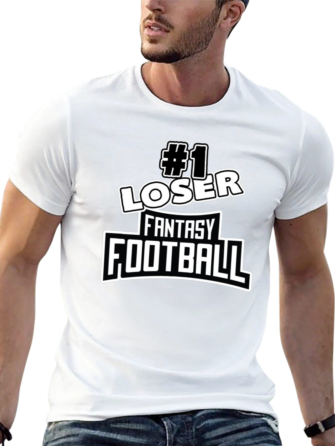 #1 Loser Fantasy Football T-Shirt - Novelty Graphic Tee