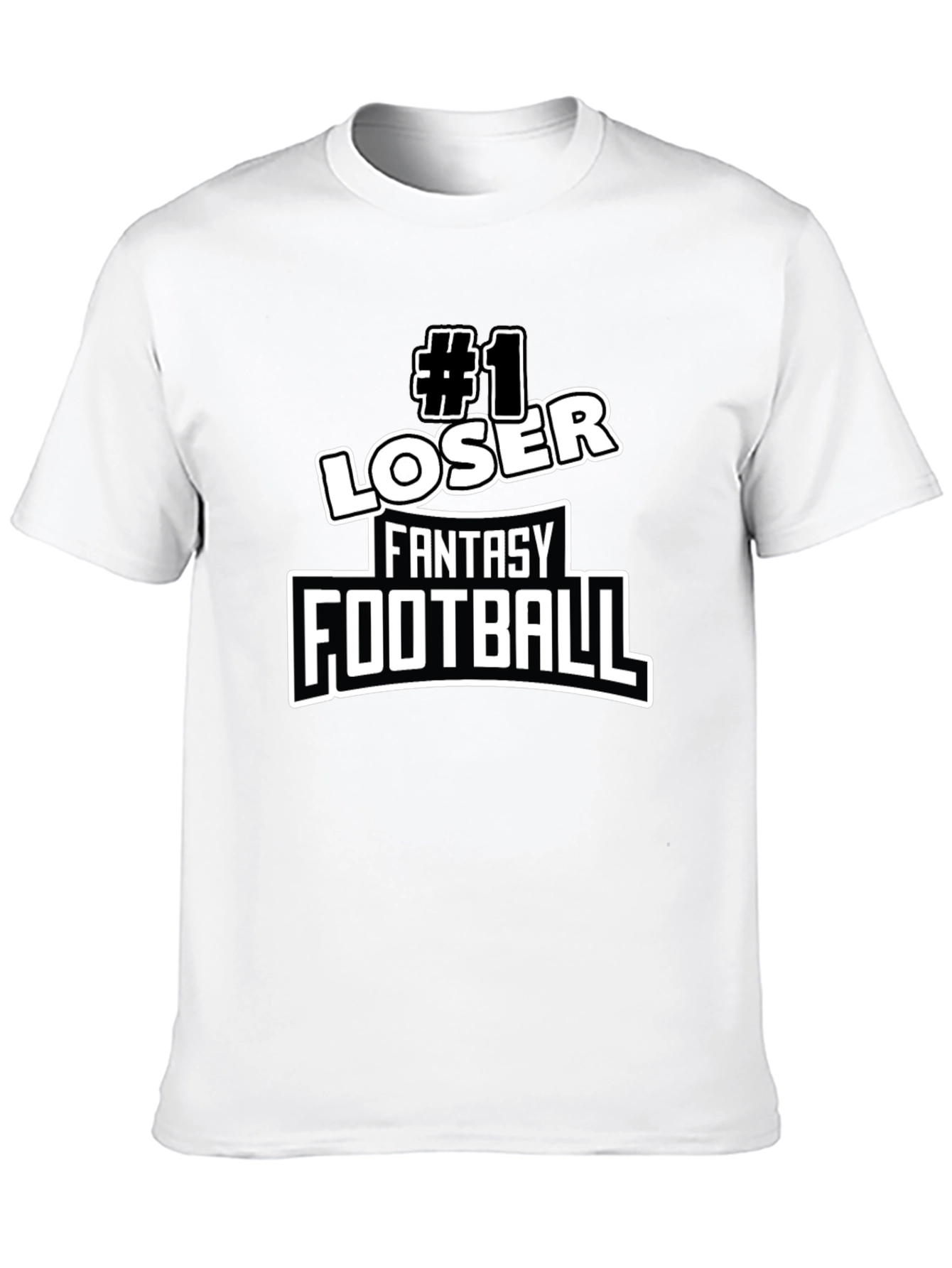 #1 Loser Fantasy Football T-Shirt - Novelty Graphic Tee