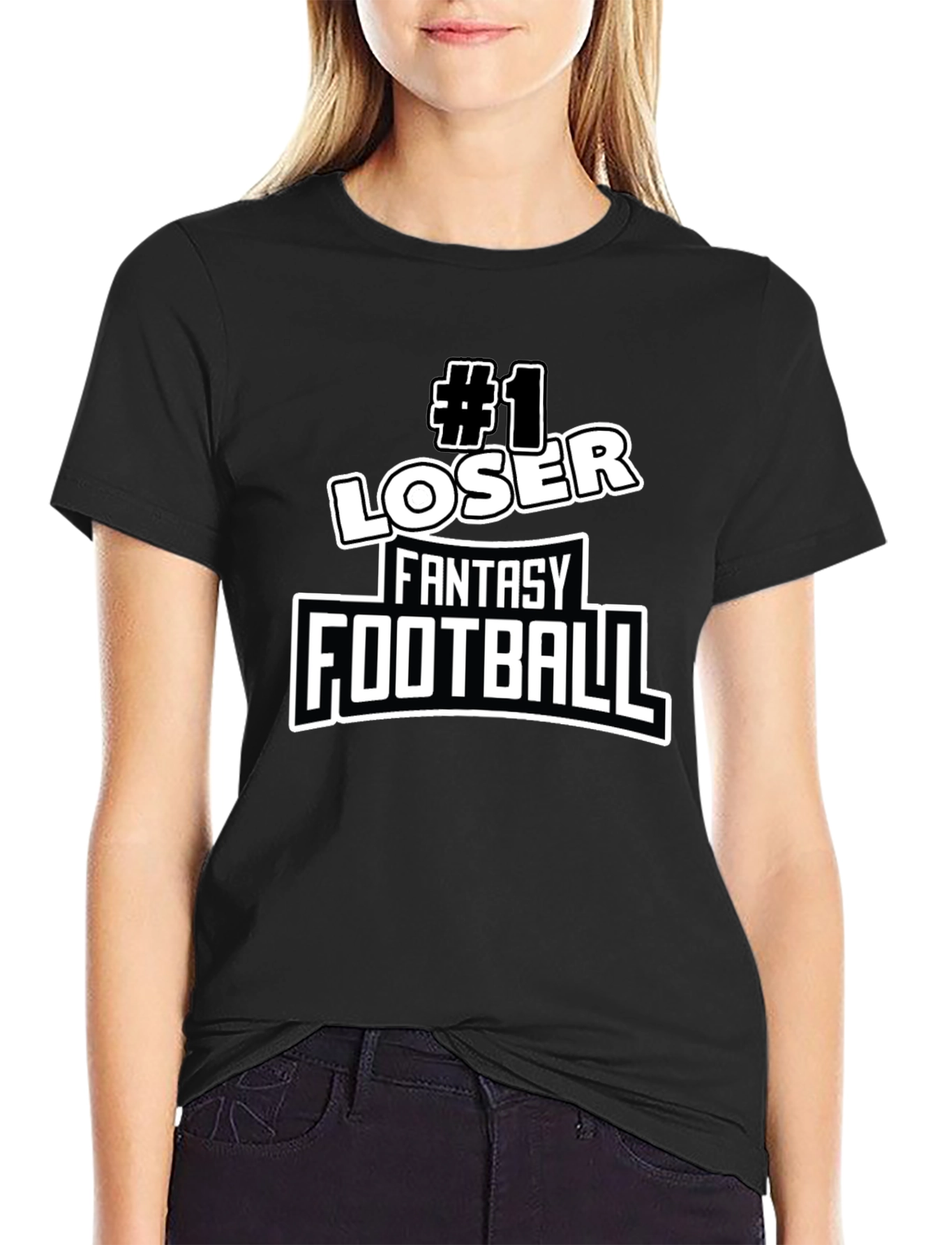 #1 Loser Fantasy Football T-Shirt - Novelty Graphic Tee