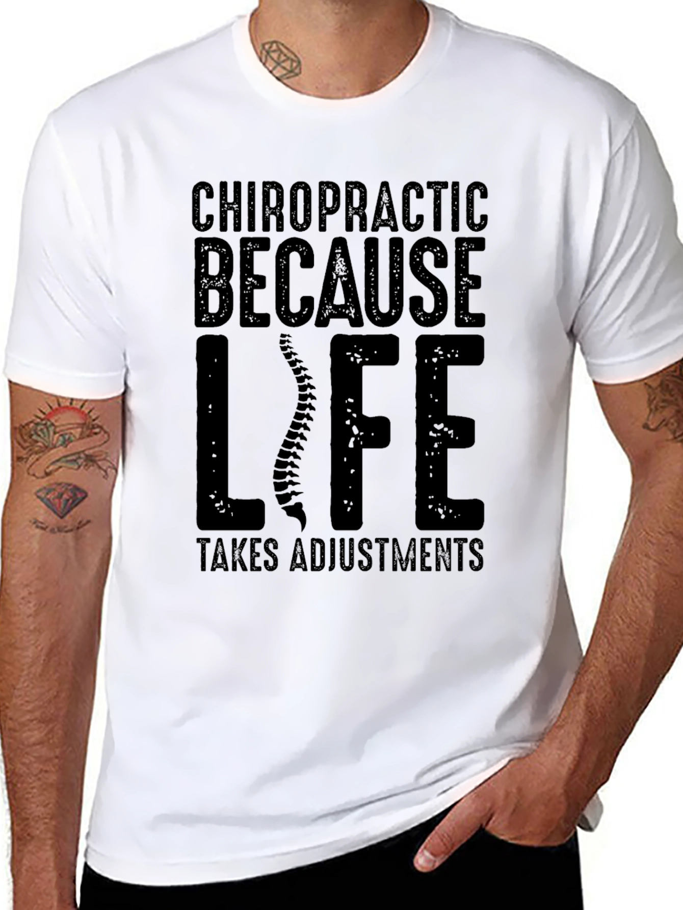 Chiropractic Life Adjustment T-Shirt