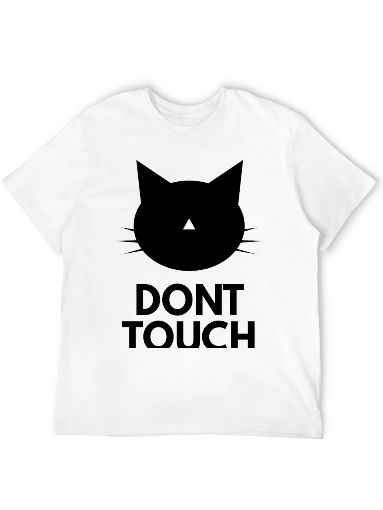 Dont Touch Black Cat Graphic Tee