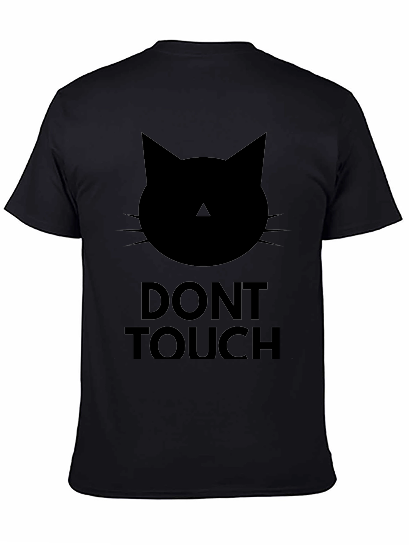 Dont Touch Black Cat Graphic Tee