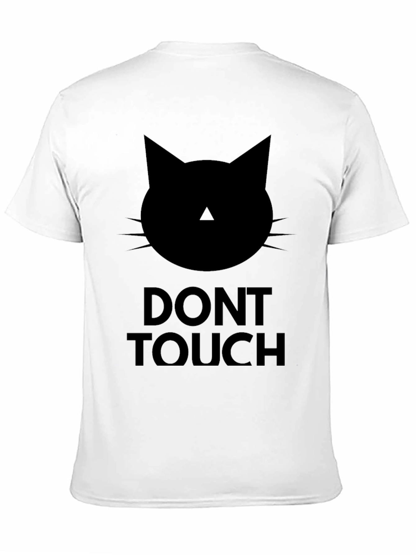 Dont Touch Black Cat Graphic Tee