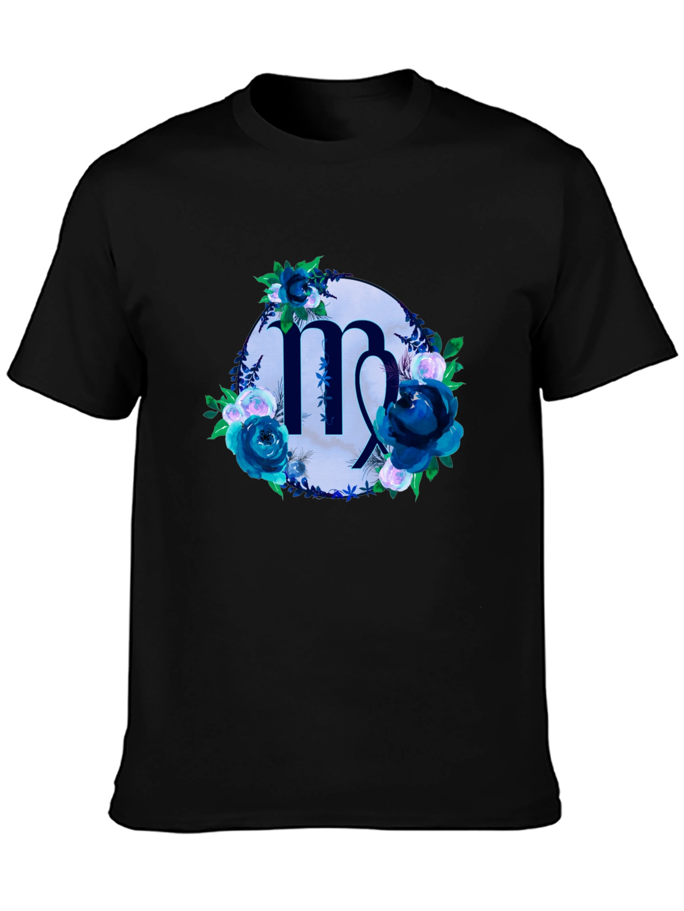 Virgo Zodiac Floral T-Shirt