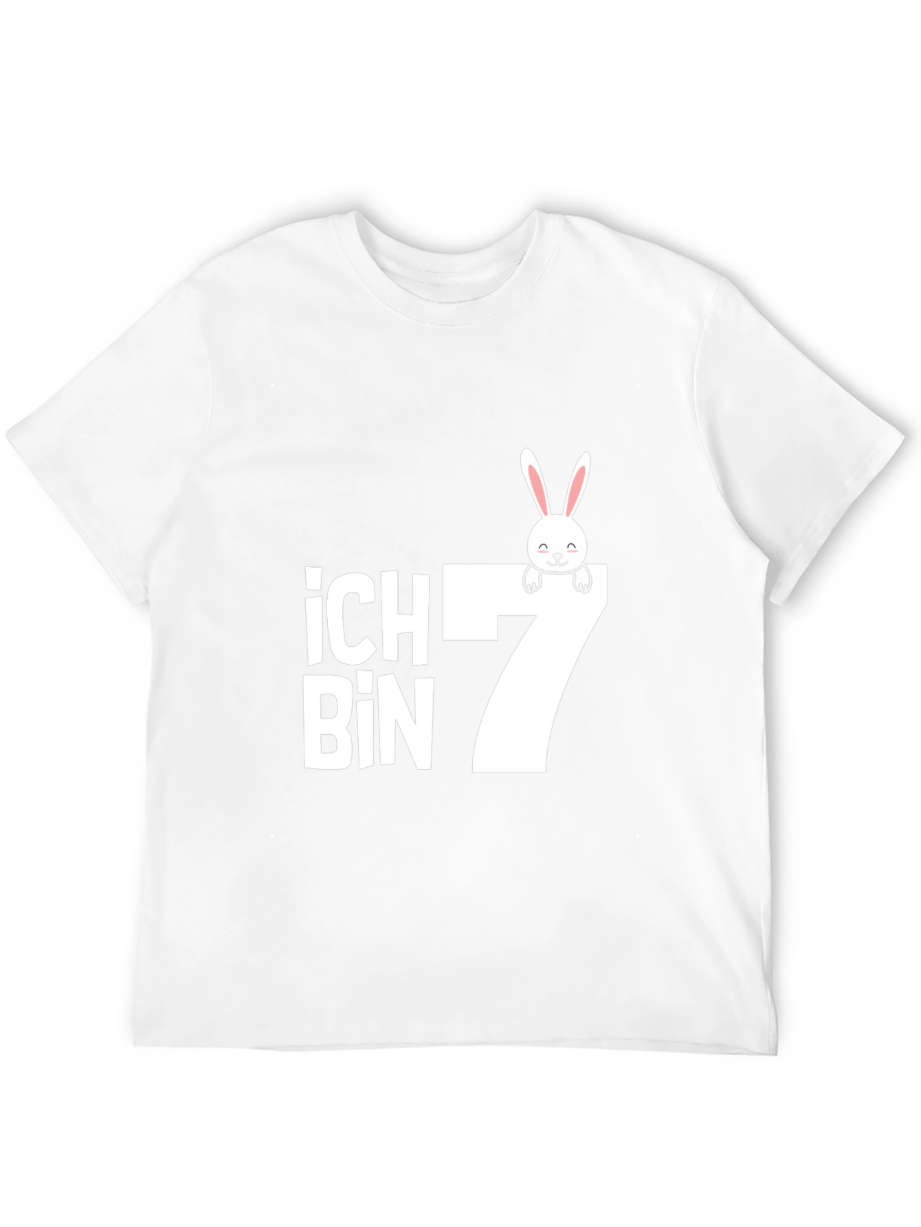 Ich Bin 7 Birthday Bunny T-Shirt