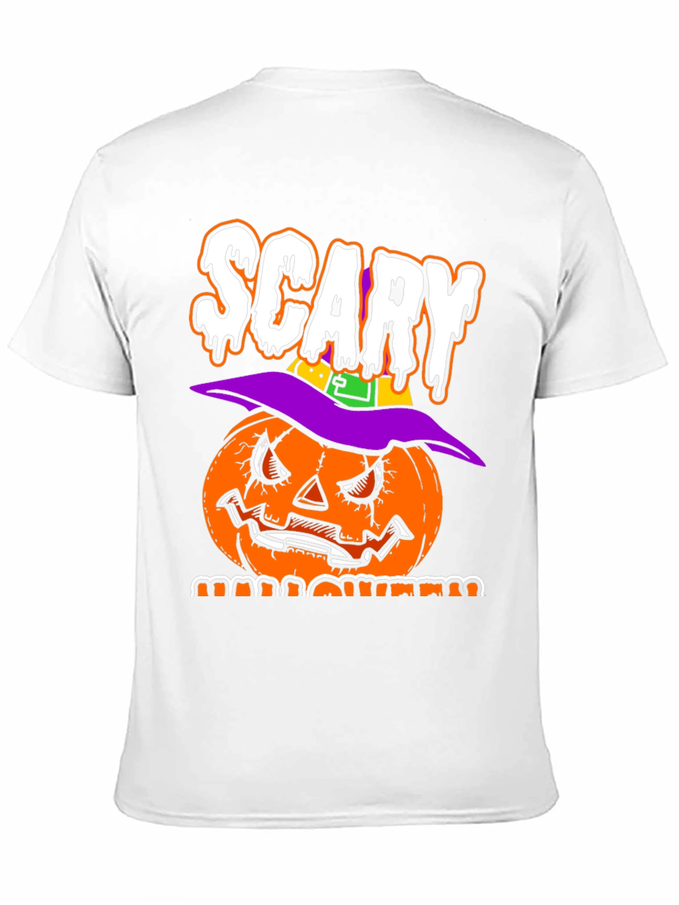 Scary Halloween Pumpkin T-Shirt
