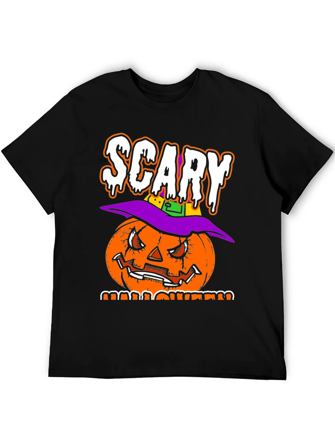 Scary Halloween Pumpkin T-Shirt