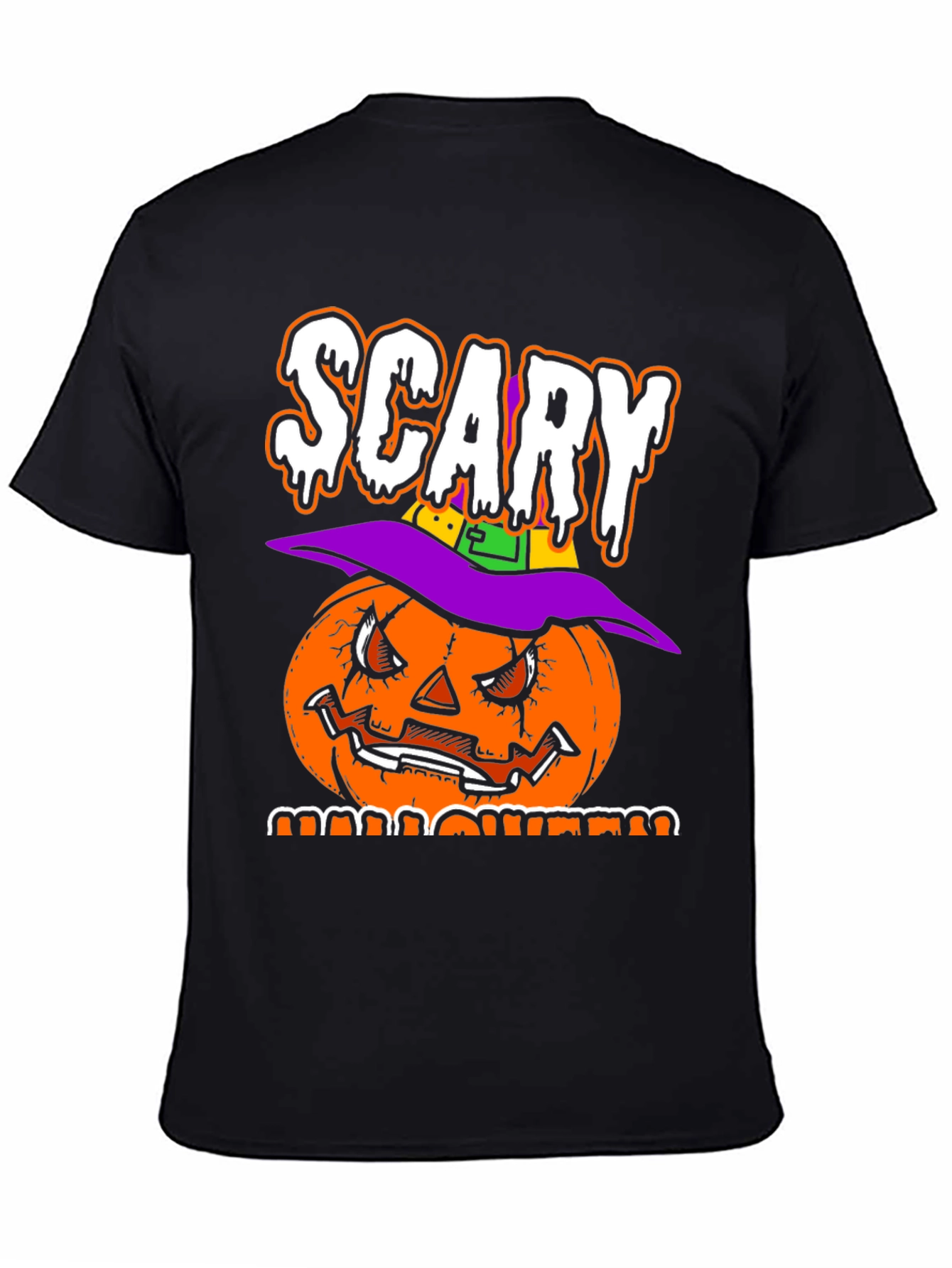 Scary Halloween Pumpkin T-Shirt