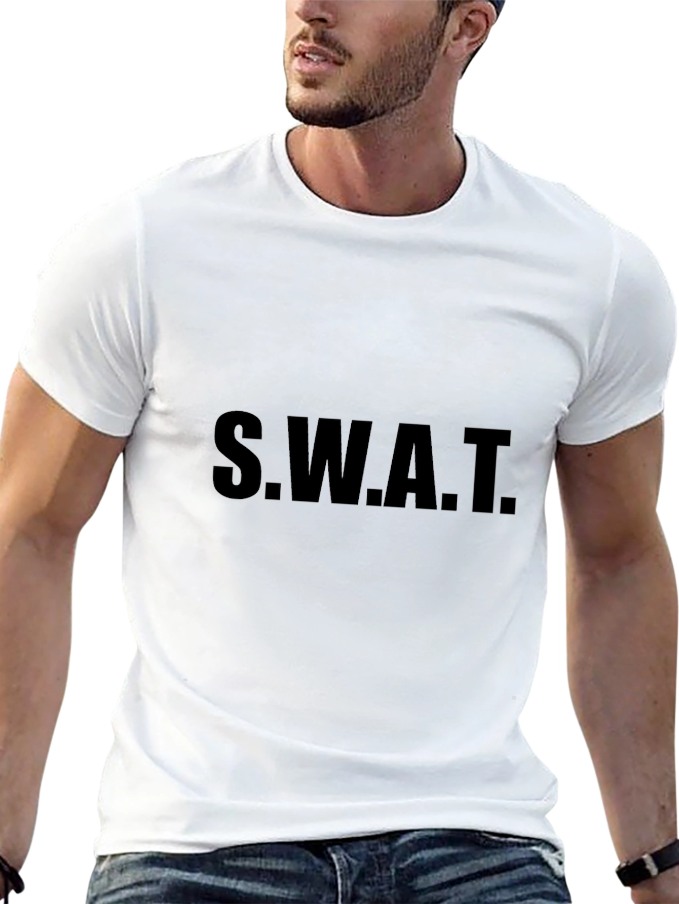 S.W.A.T. Graphic T-Shirt - Black