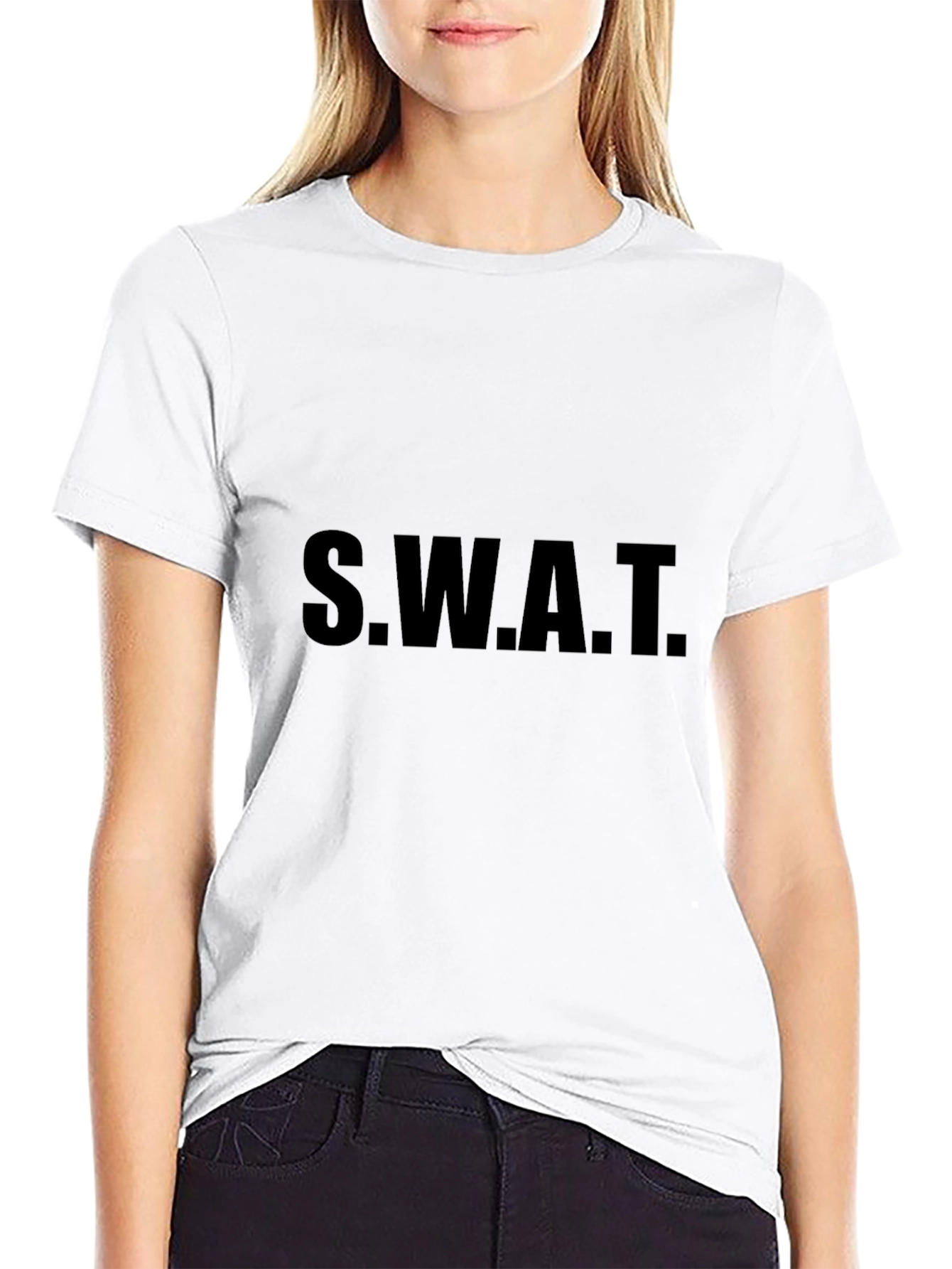 S.W.A.T. Graphic T-Shirt - Black