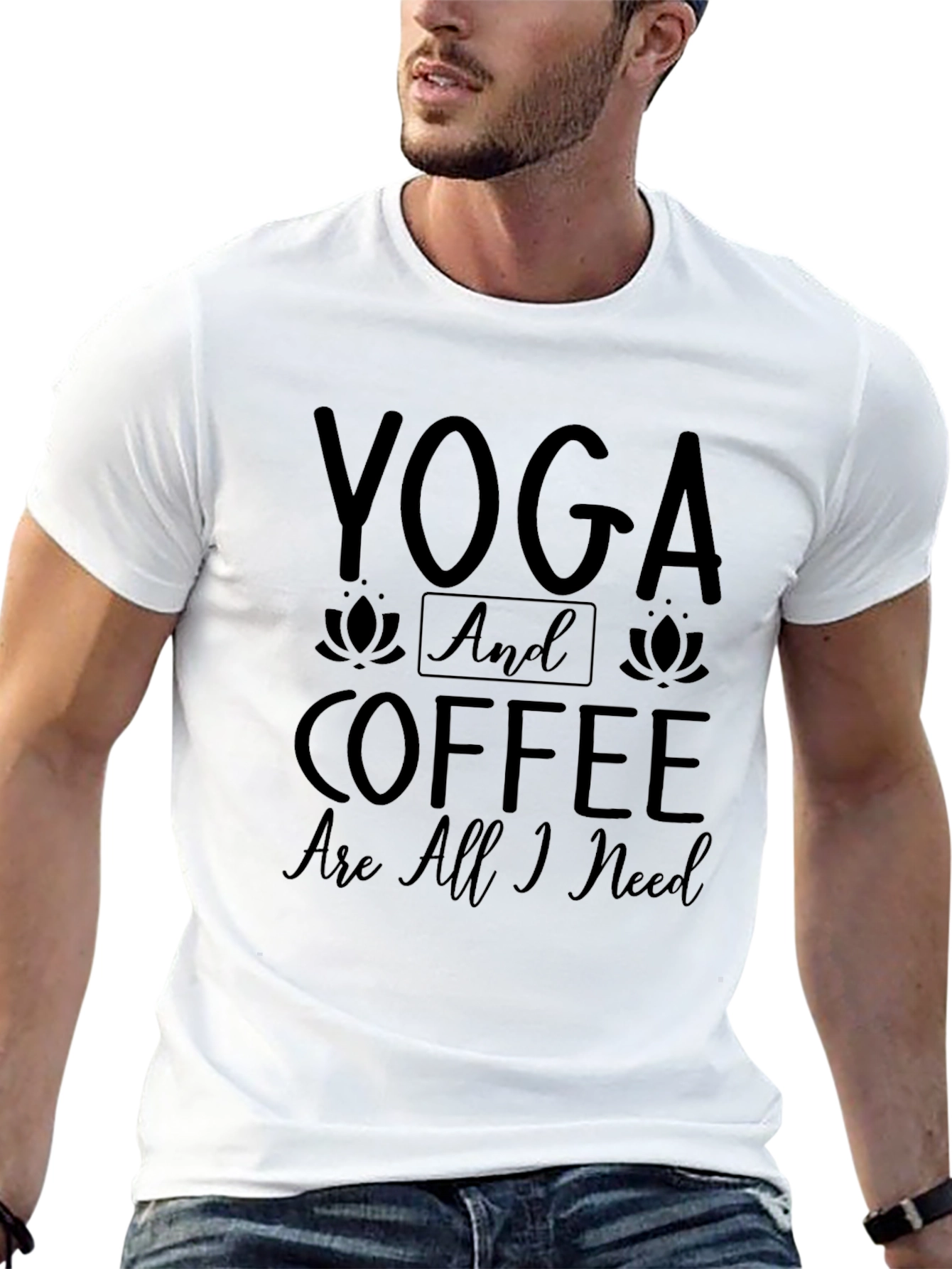 Yoga & Coffee T-Shirt: The Perfect Balance!
