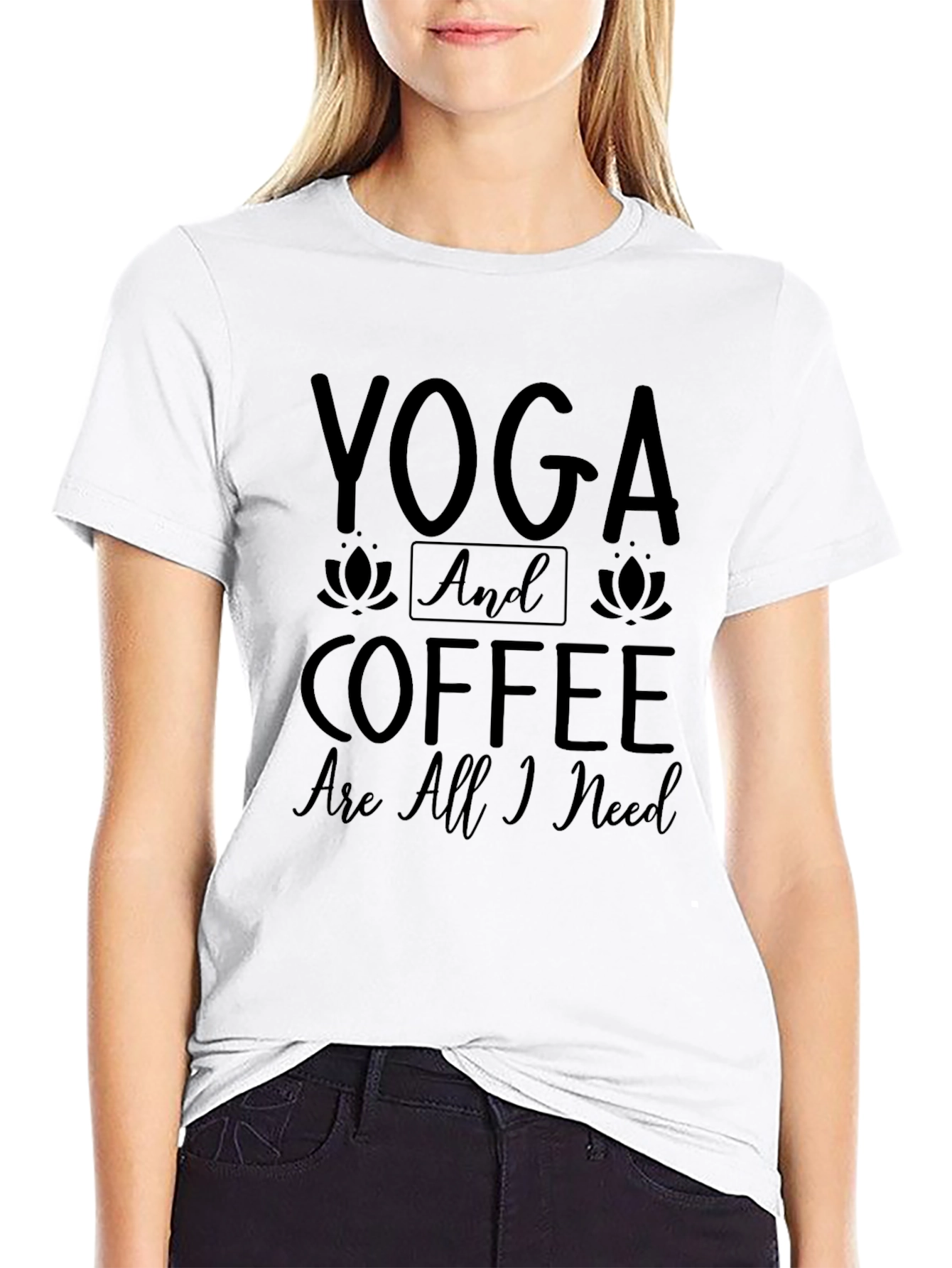 Yoga & Coffee T-Shirt: The Perfect Balance!