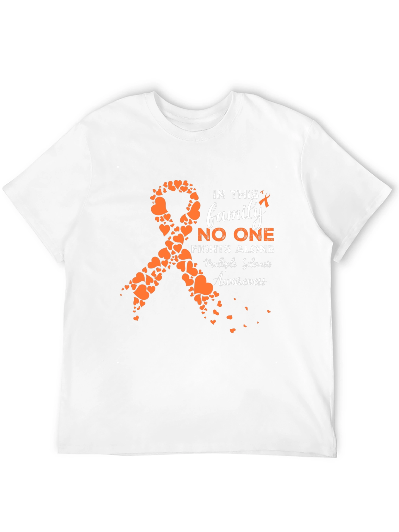Multiple Sclerosis Awareness Ribbon Graphic Tee