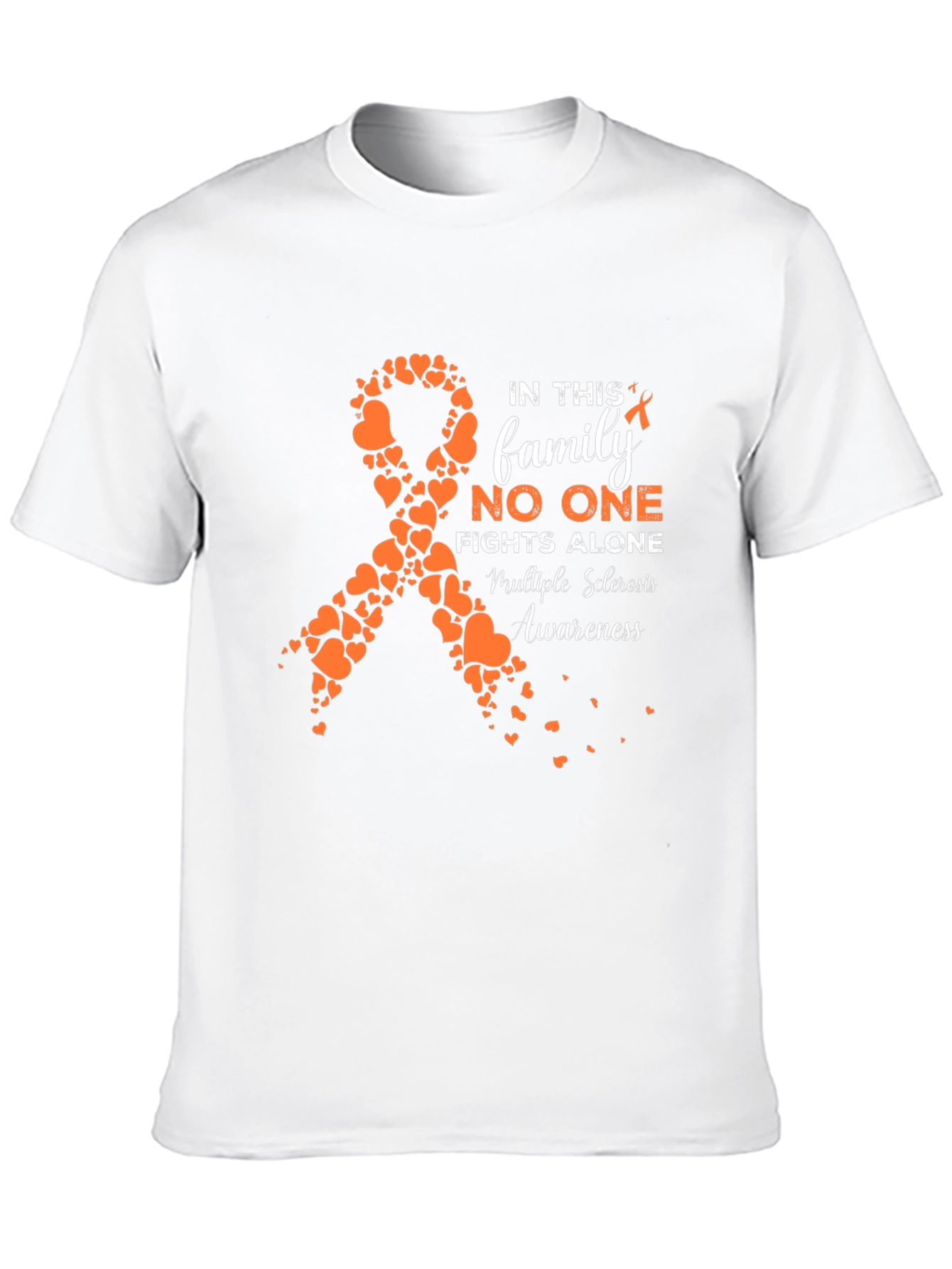 Multiple Sclerosis Awareness Ribbon Graphic Tee