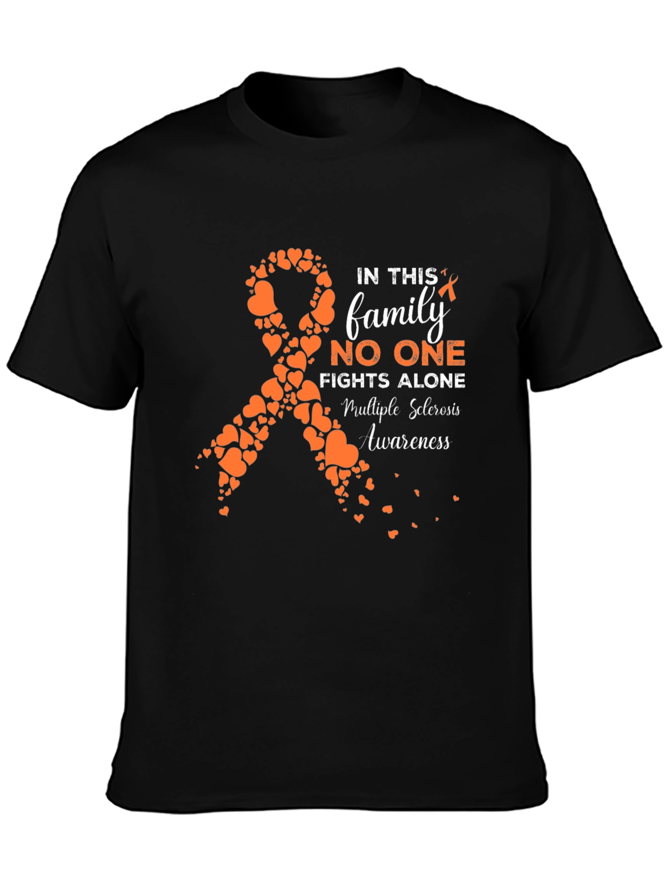 Multiple Sclerosis Awareness Ribbon Graphic Tee