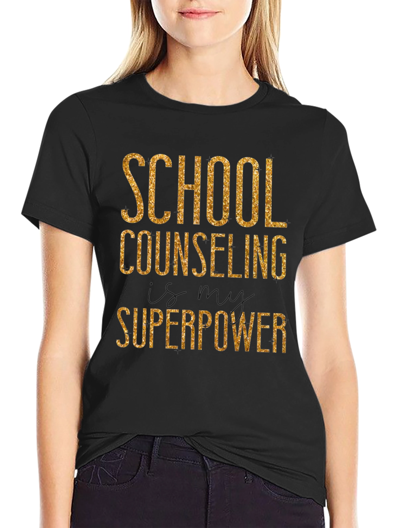 School Counseling Superpower Graphic Tee