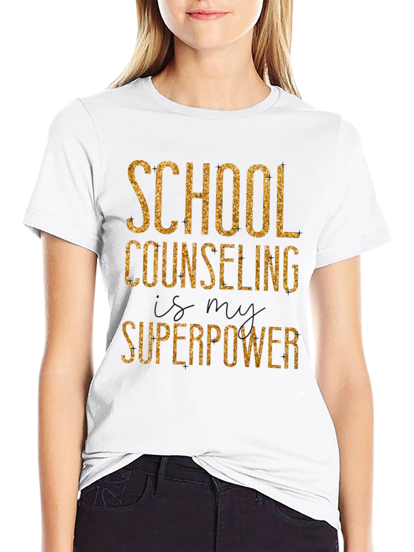 School Counseling Superpower Graphic Tee