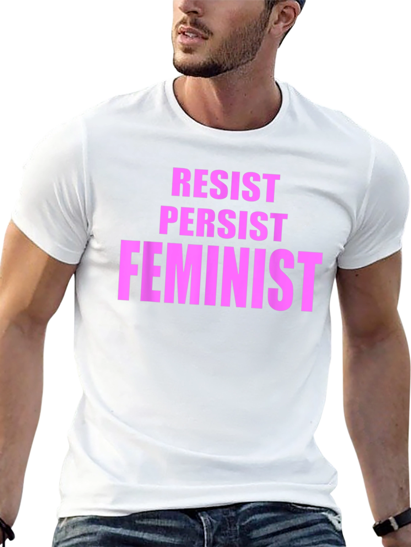 Resist Persist Feminist Graphic T-Shirt