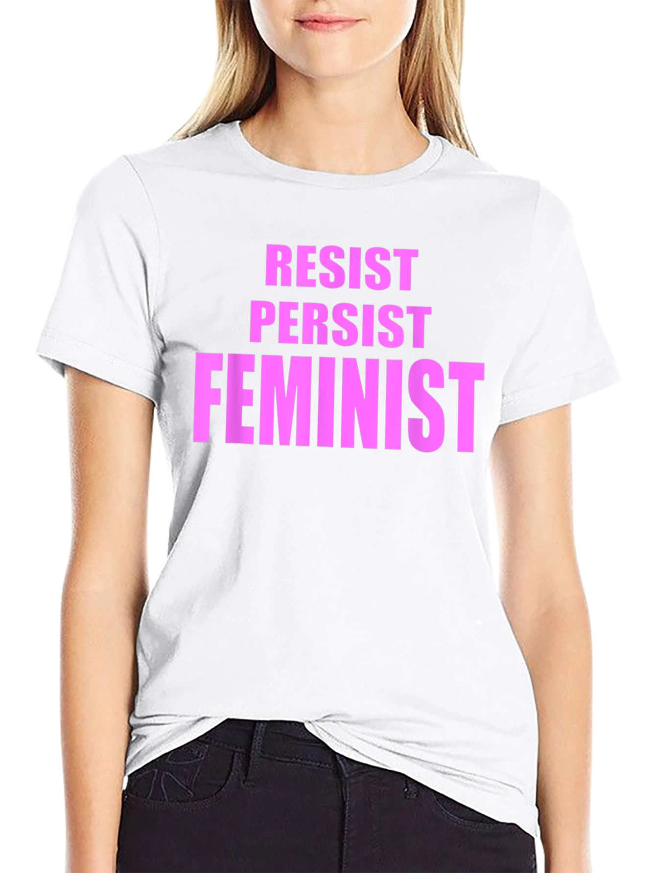 Resist Persist Feminist Graphic T-Shirt