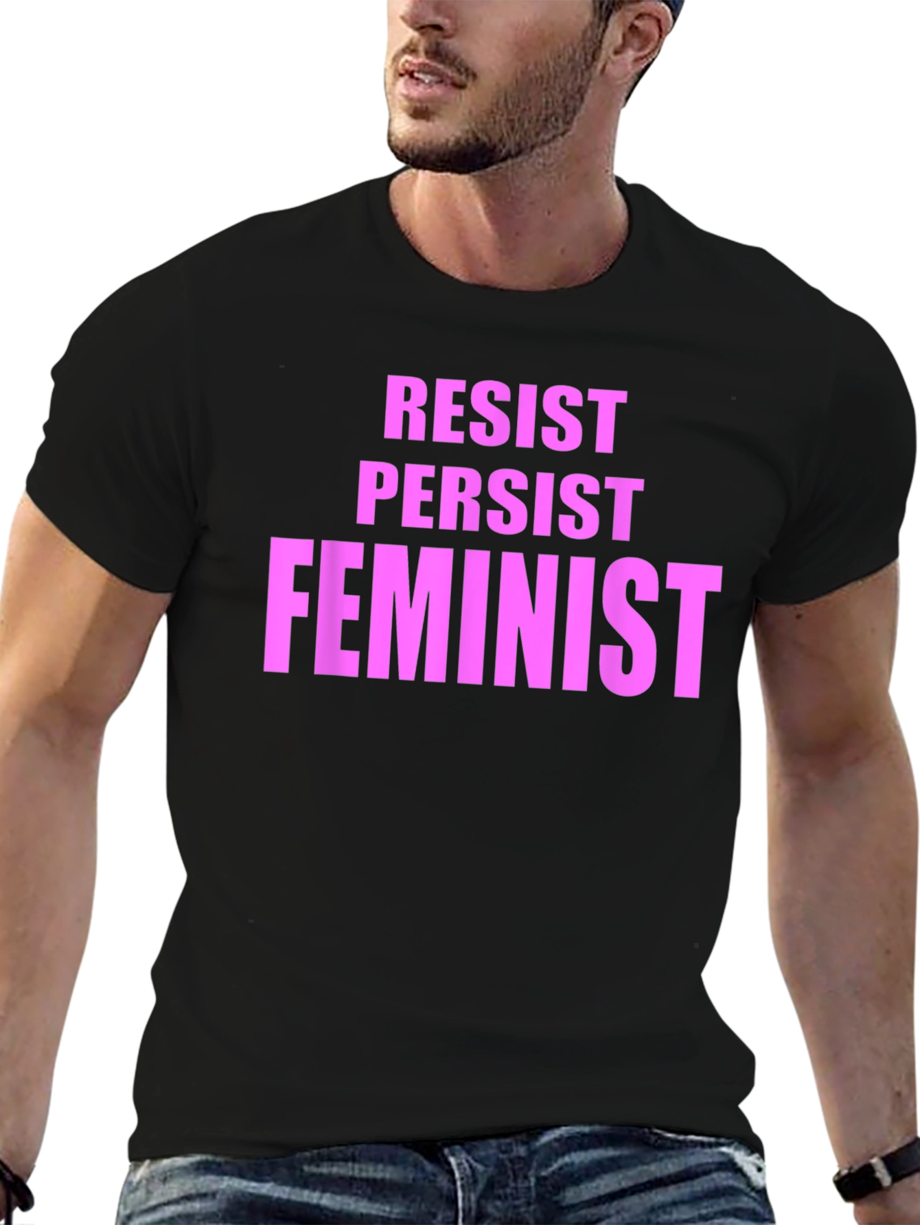 Resist Persist Feminist Graphic T-Shirt