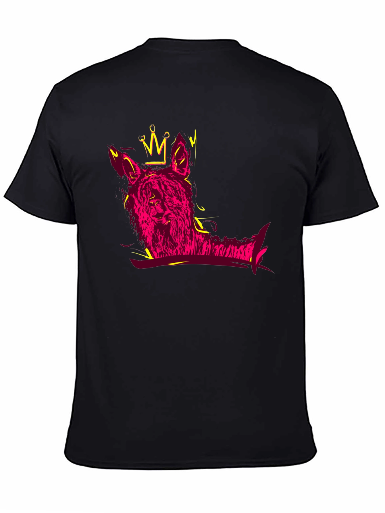 Alpaca King Graphic Tee - Stylish Crew Neck T-Shirt