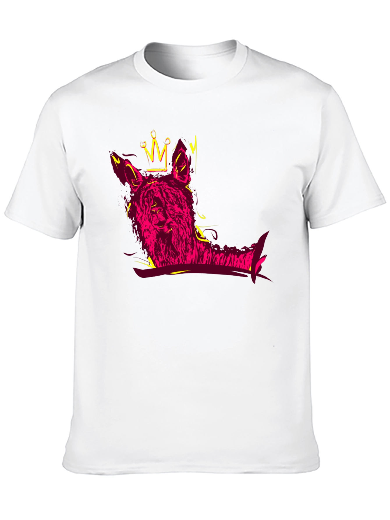 Alpaca King Graphic Tee - Stylish Crew Neck T-Shirt