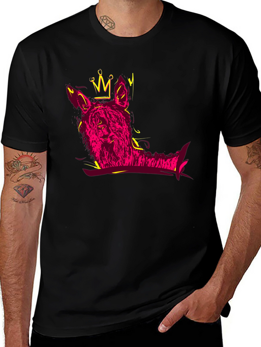 Alpaca King Graphic Tee - Stylish Crew Neck T-Shirt