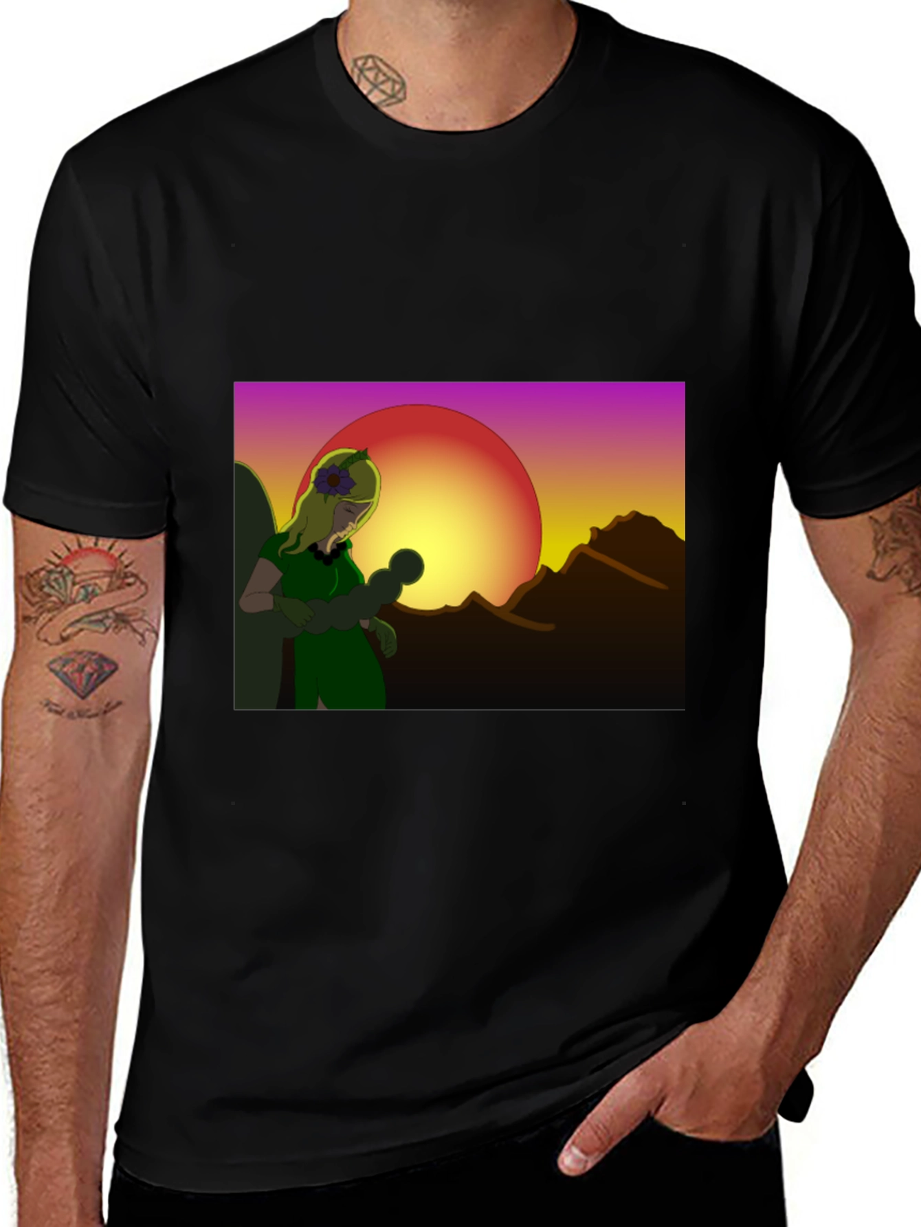 Sunset Mother & Child Tee