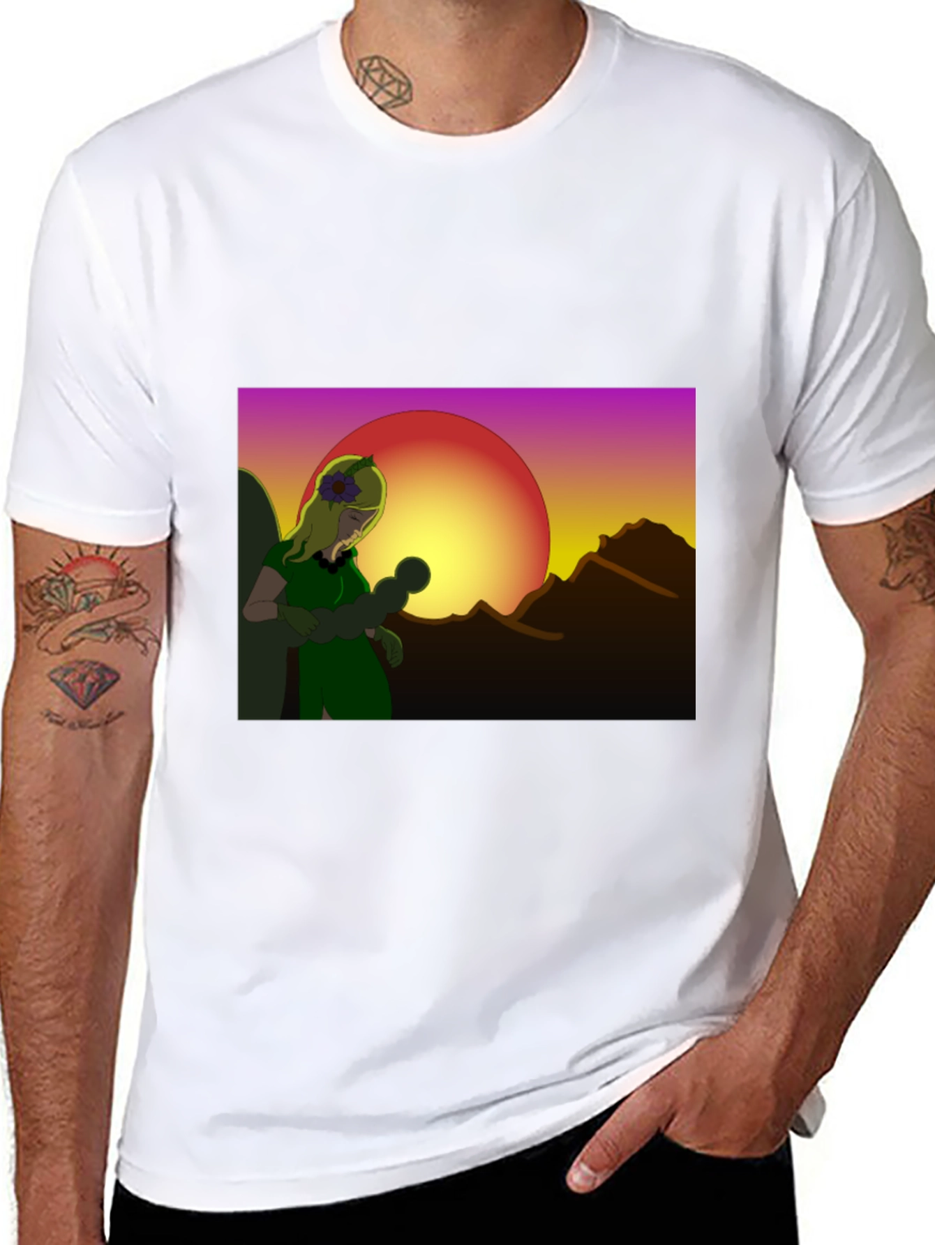 Sunset Mother & Child Tee