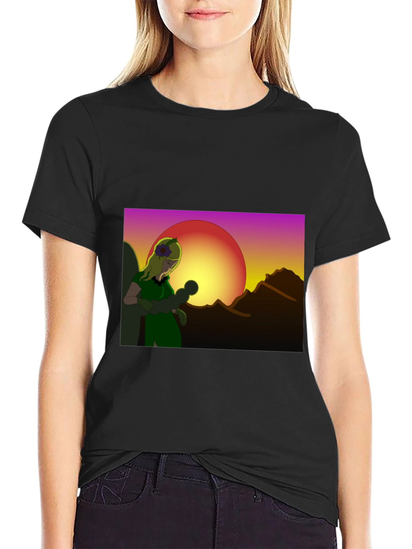 Sunset Mother & Child Tee
