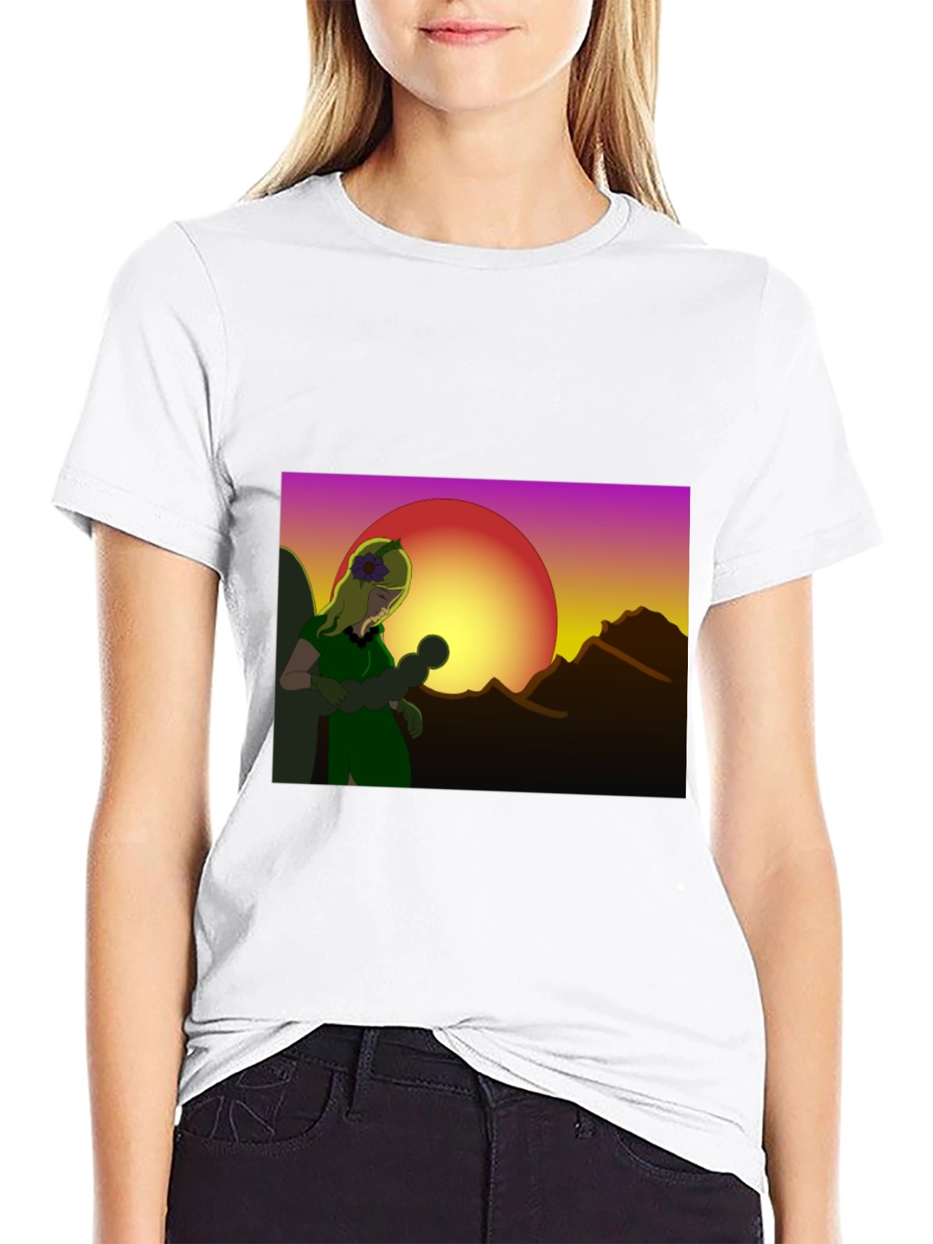 Sunset Mother & Child Tee