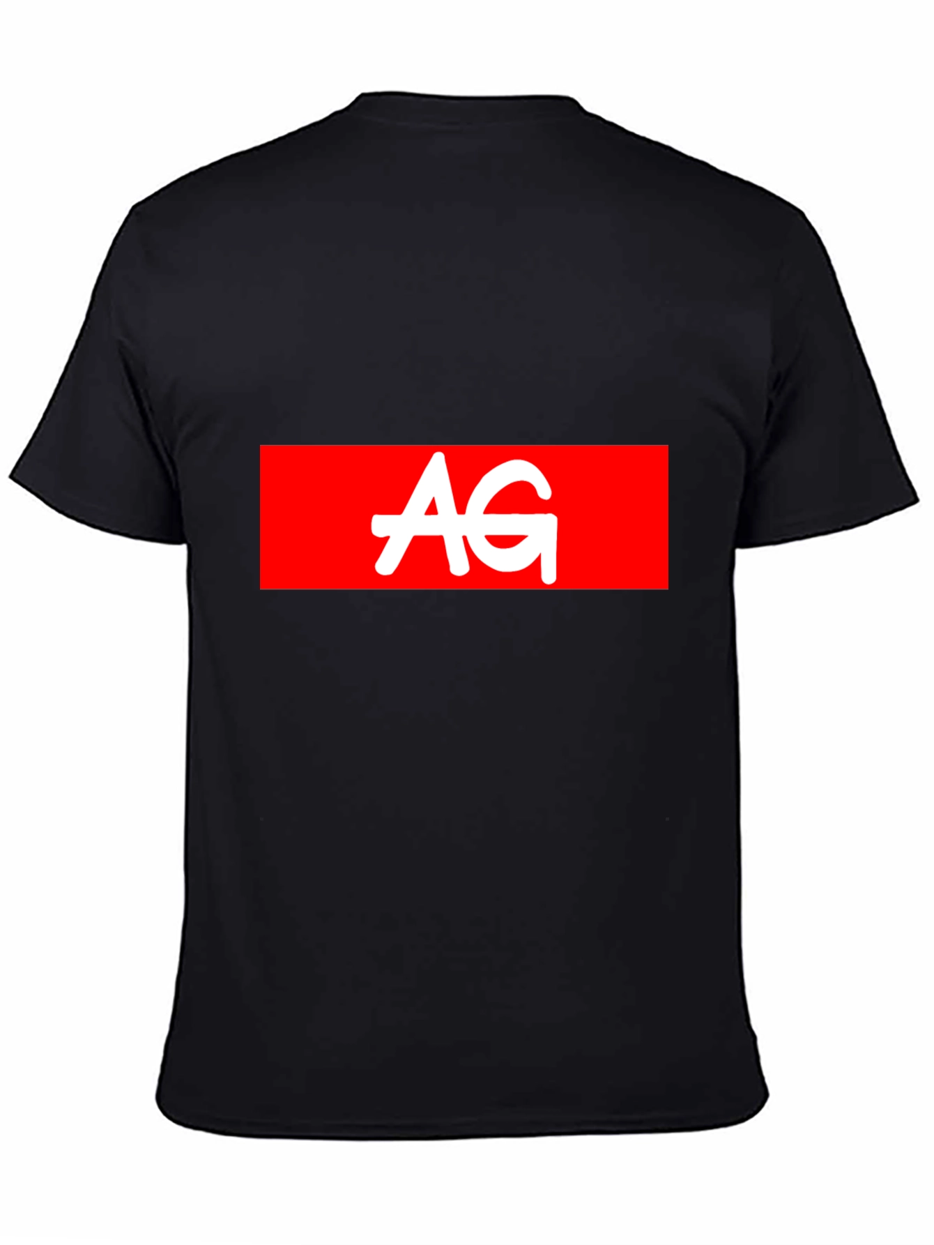 AG Logo Black Tee - Casual Style