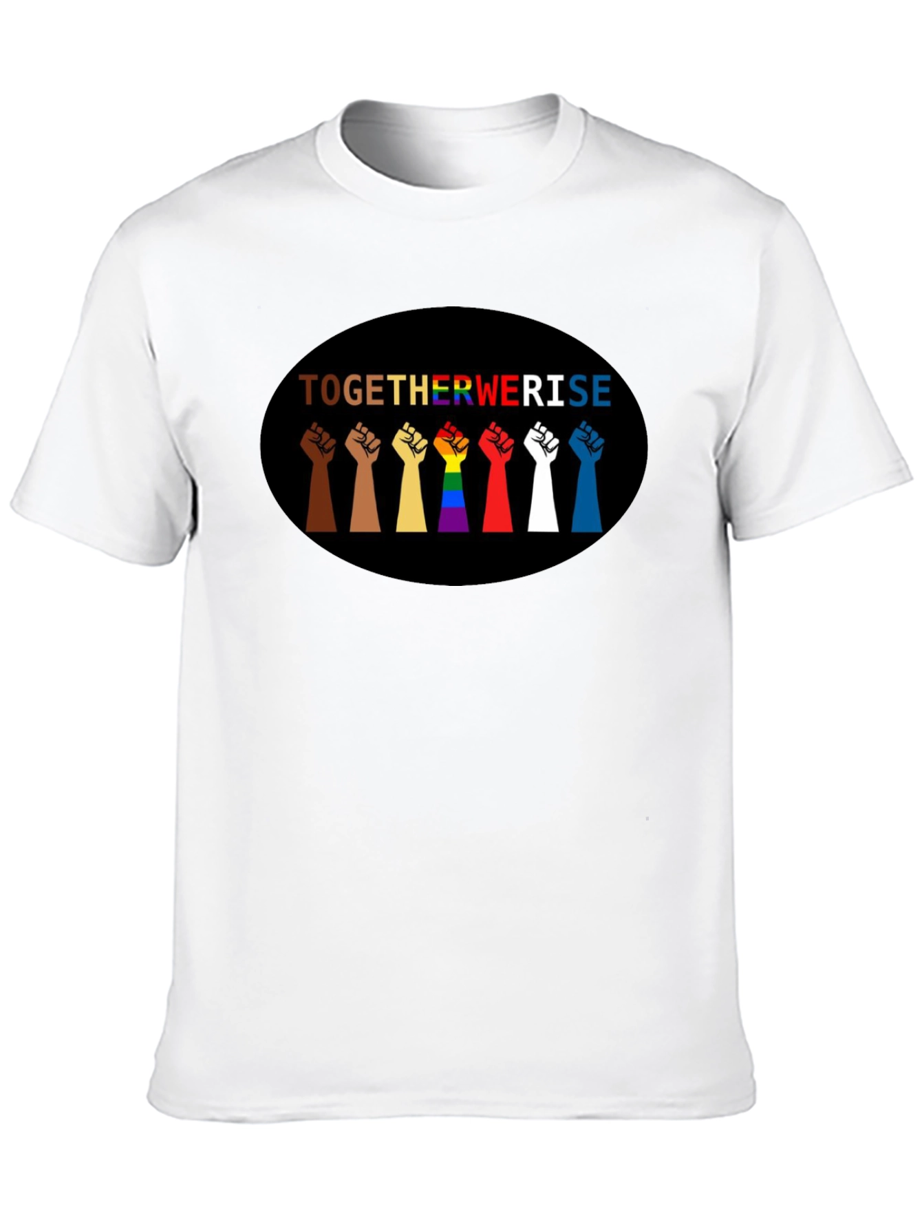 Together We Rise Graphic Tee - Black