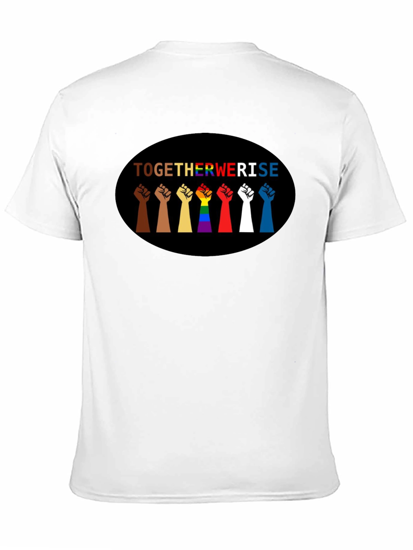 Together We Rise Graphic Tee - Black
