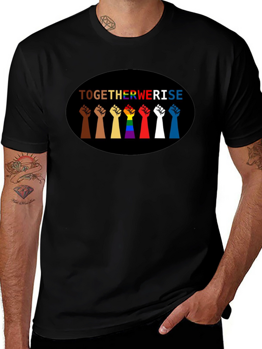 Together We Rise Graphic Tee - Black