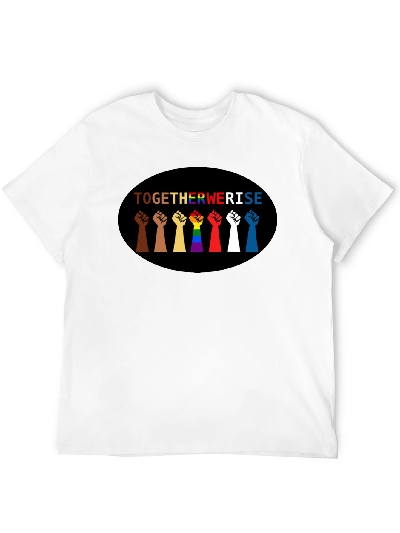 Together We Rise Graphic Tee - Black