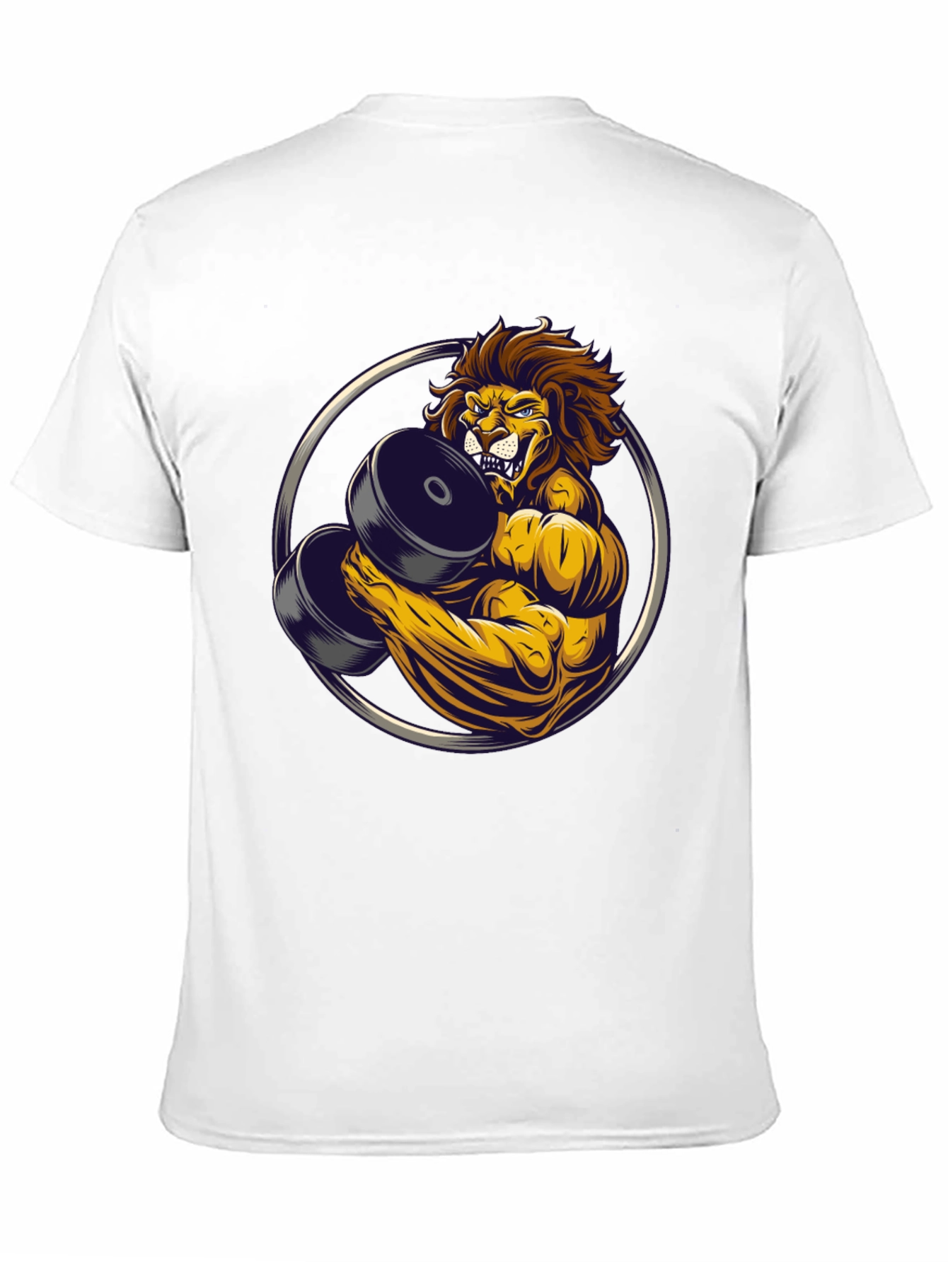 Lion Gym Beast Graphic Tee - Black
