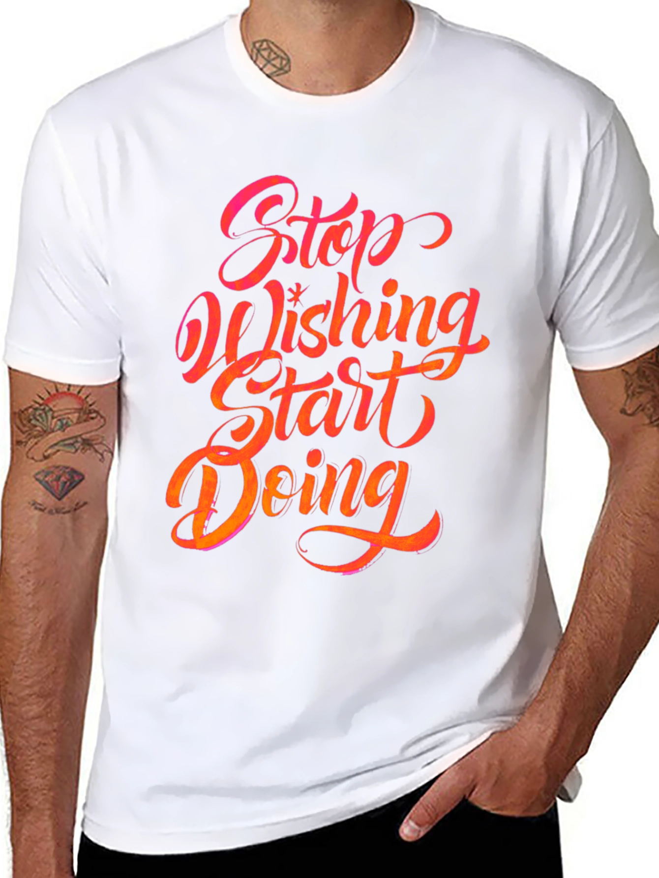 Stop Wishing Start Doing Graphic Tee