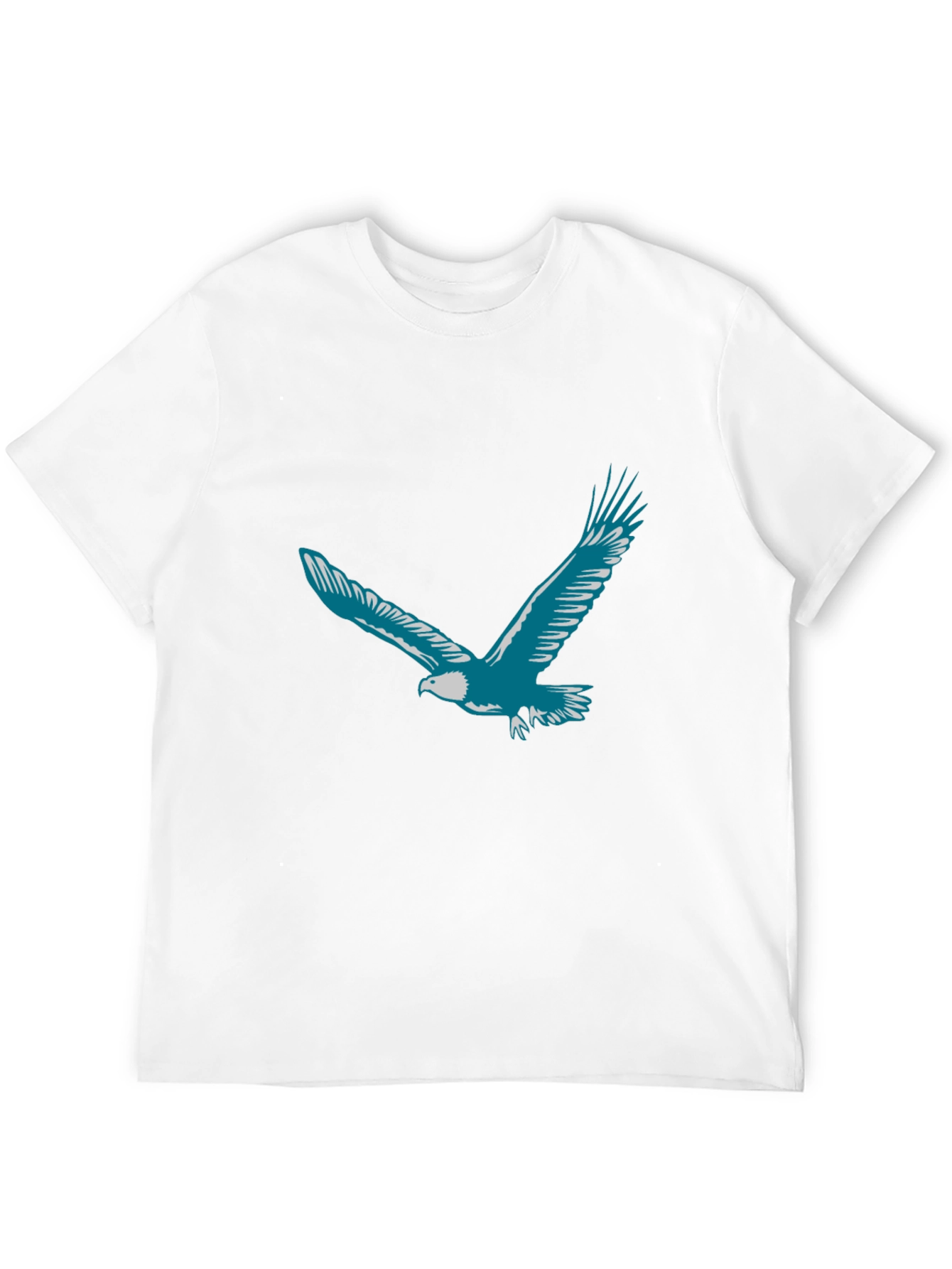 Eagle Graphic Print T-Shirt - Black