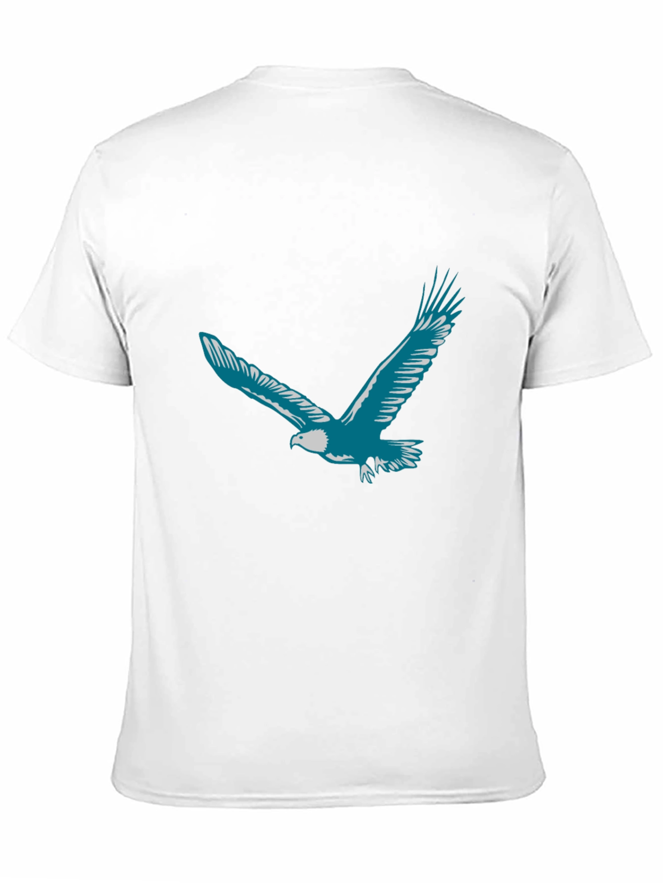 Eagle Graphic Print T-Shirt - Black
