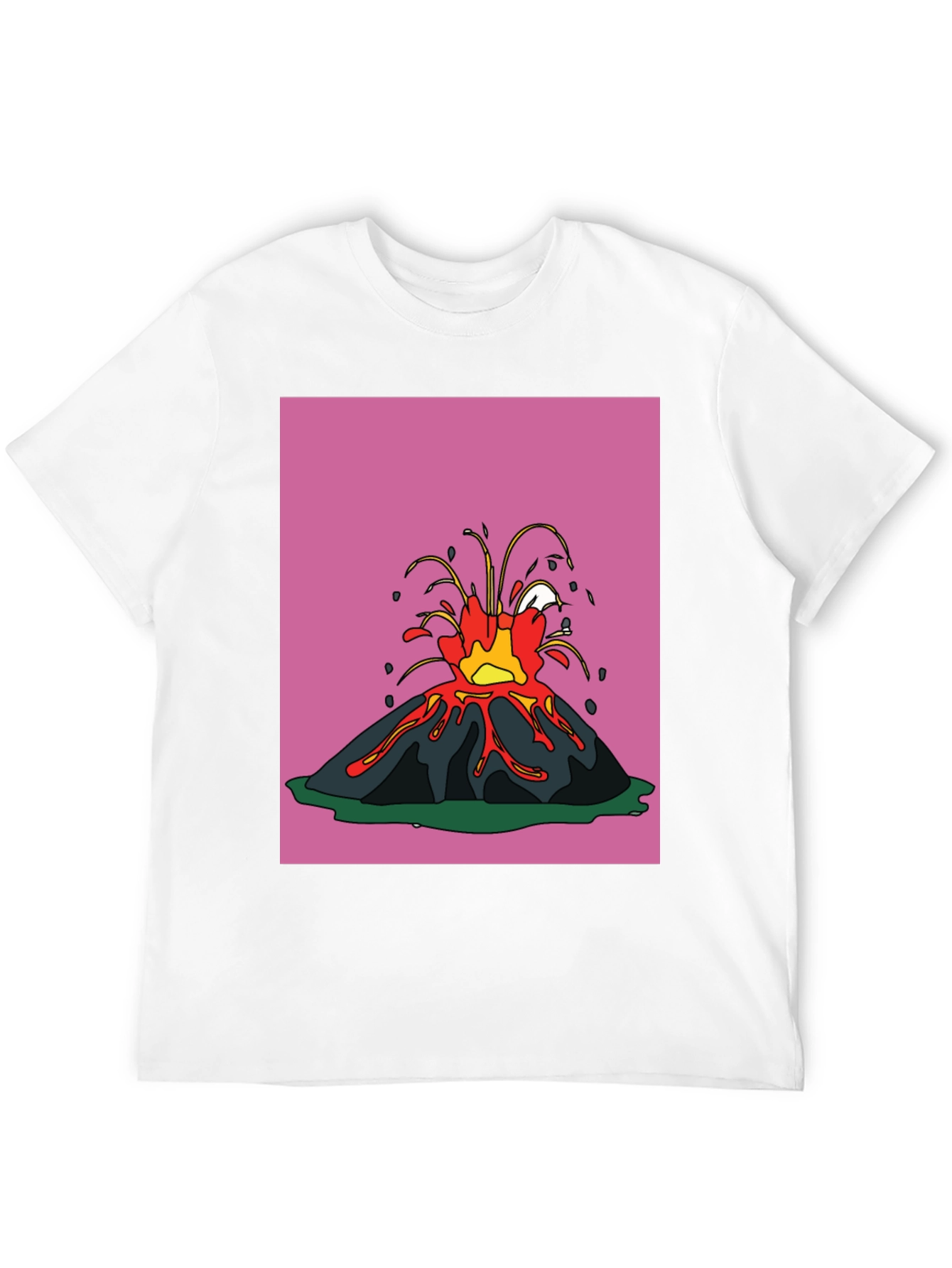 Volcano Graphic Tee - Erupting Style!