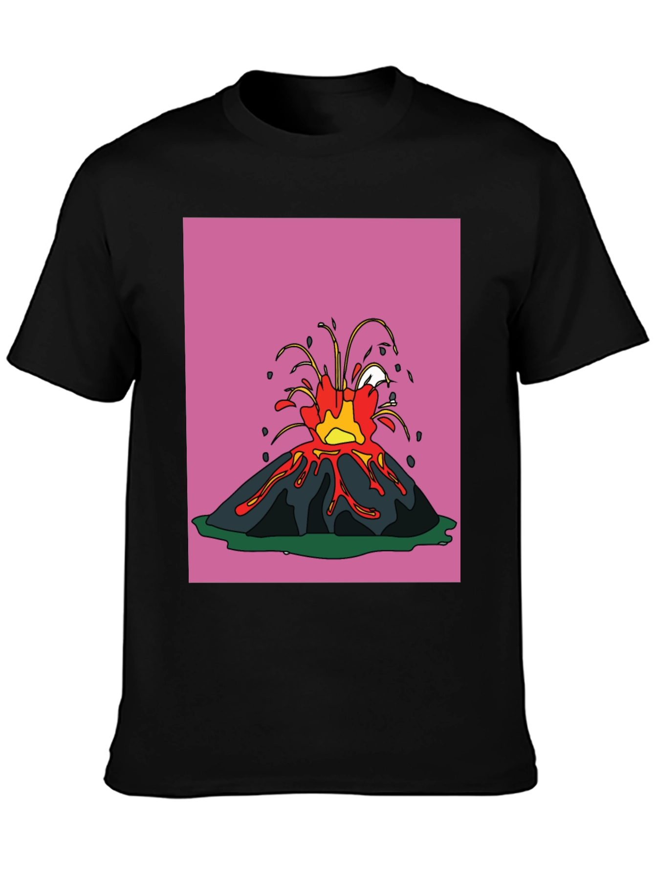 Volcano Graphic Tee - Erupting Style!