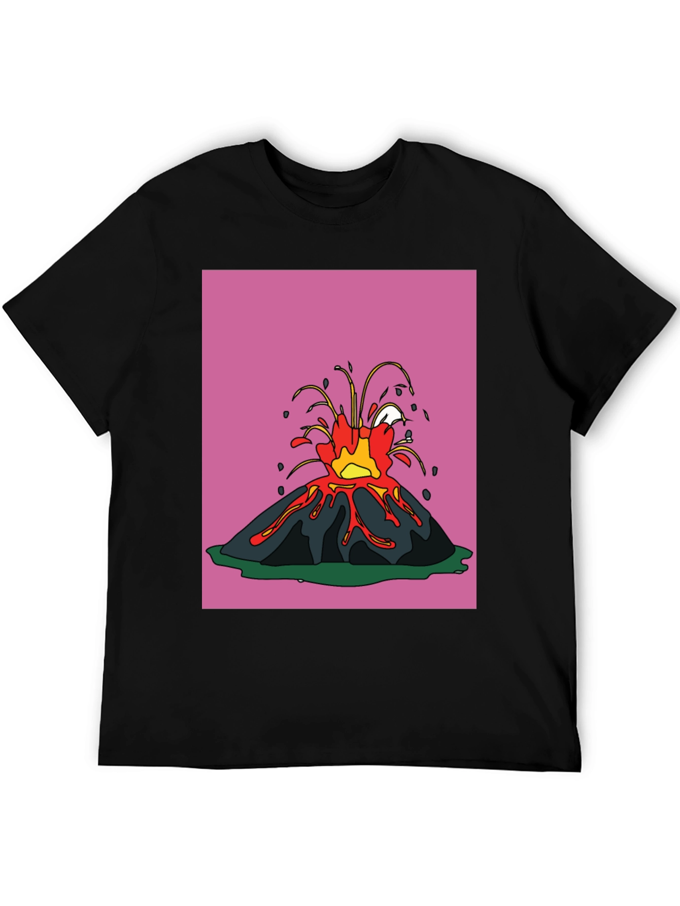Volcano Graphic Tee - Erupting Style!