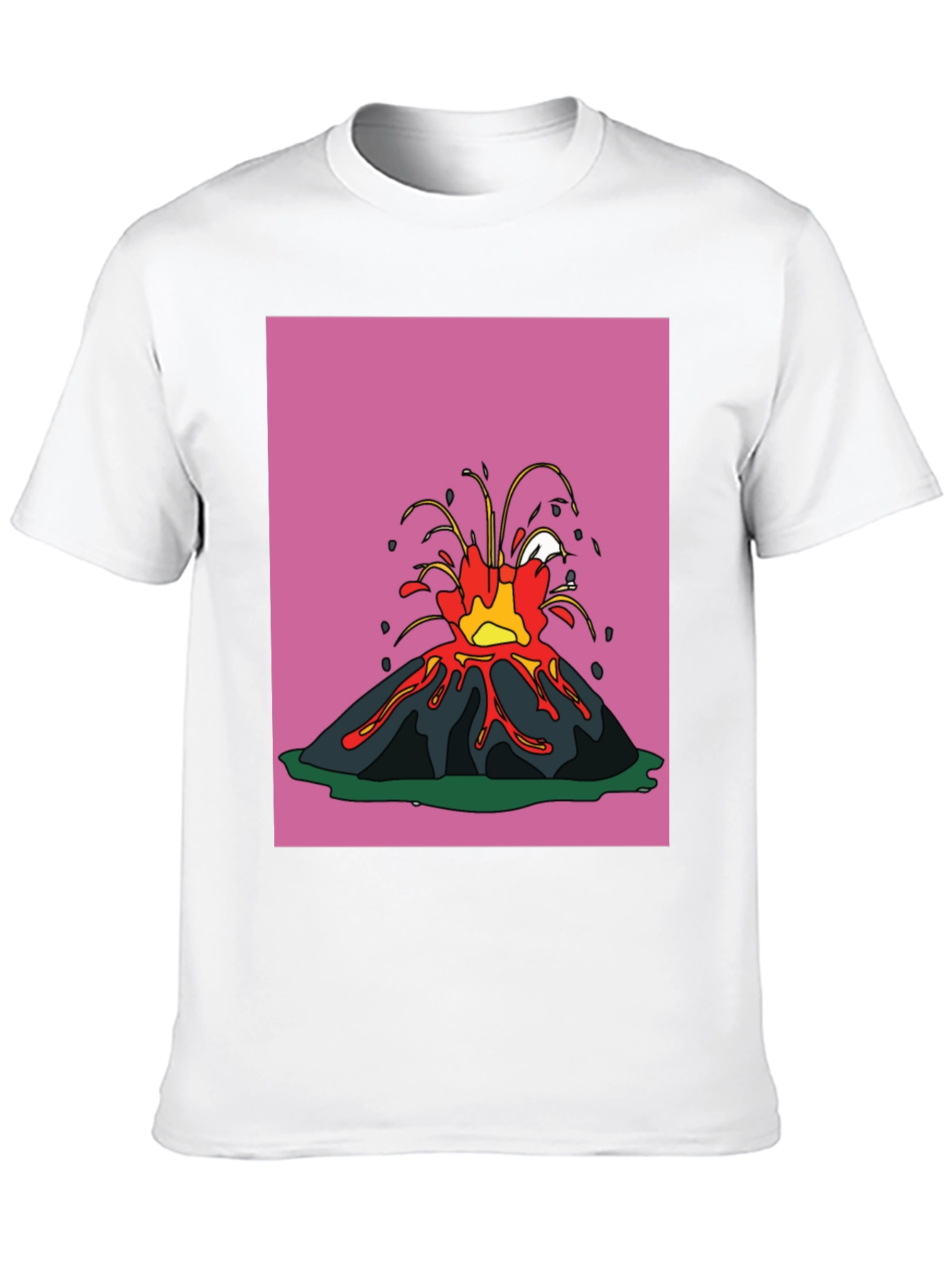 Volcano Graphic Tee - Erupting Style!