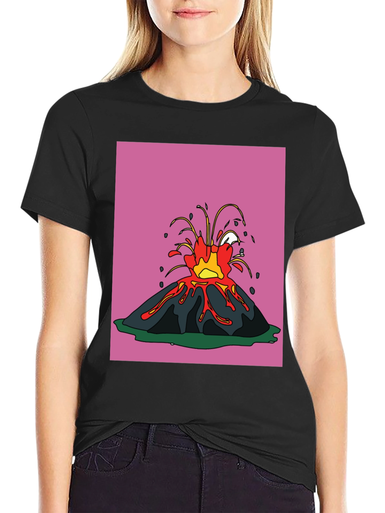 Volcano Graphic Tee - Erupting Style!