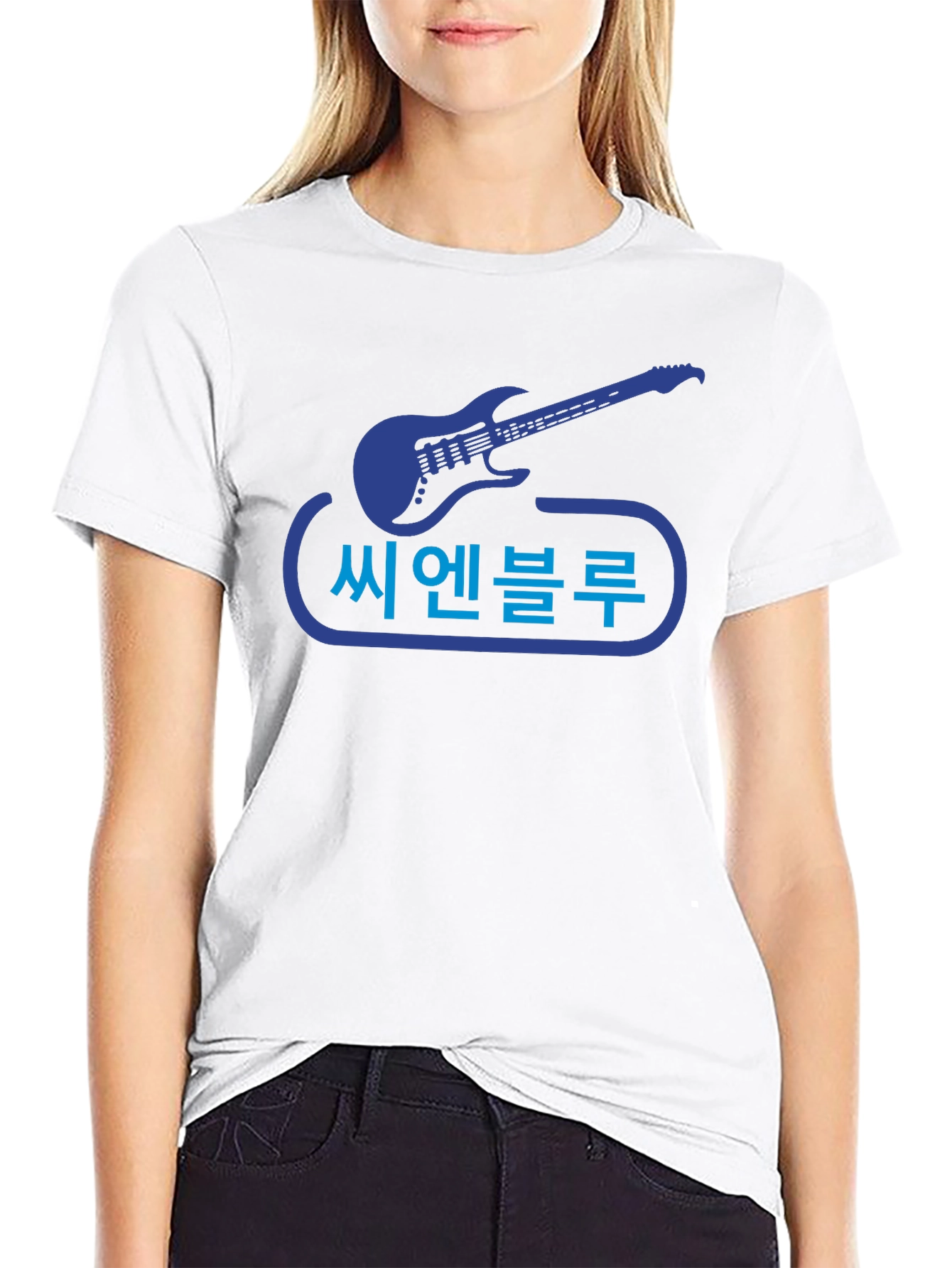 CNBLUE Guitar Black T-Shirt