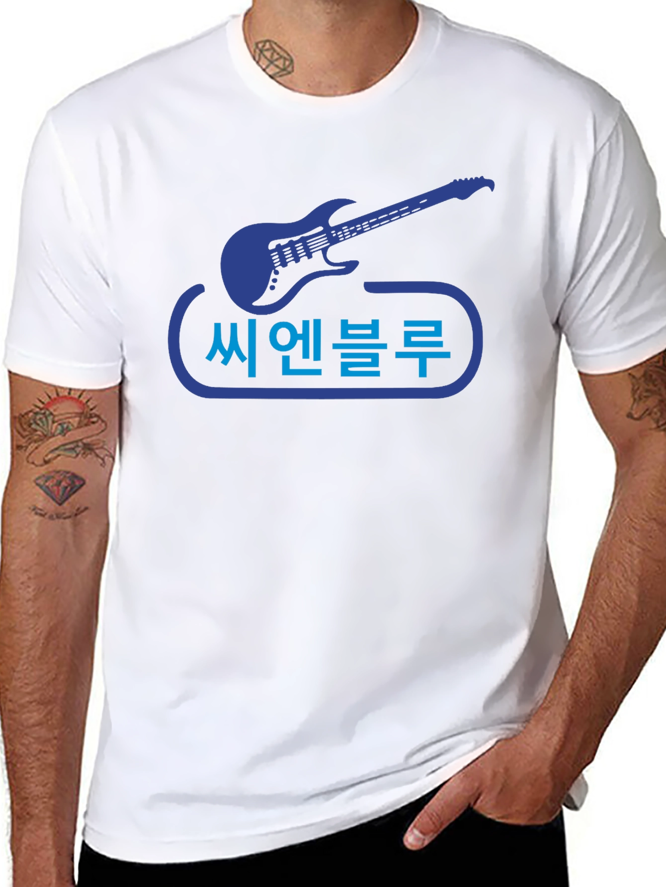 CNBLUE Guitar Black T-Shirt