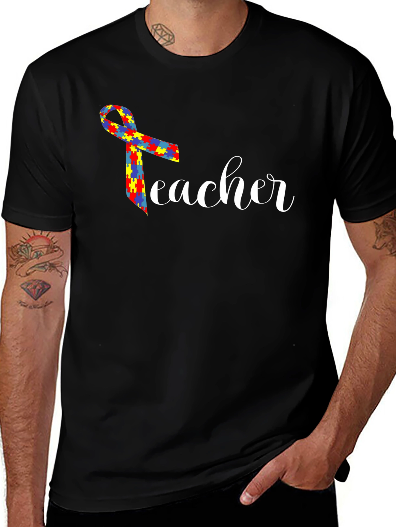 Autism Awareness Teacher T-Shirt