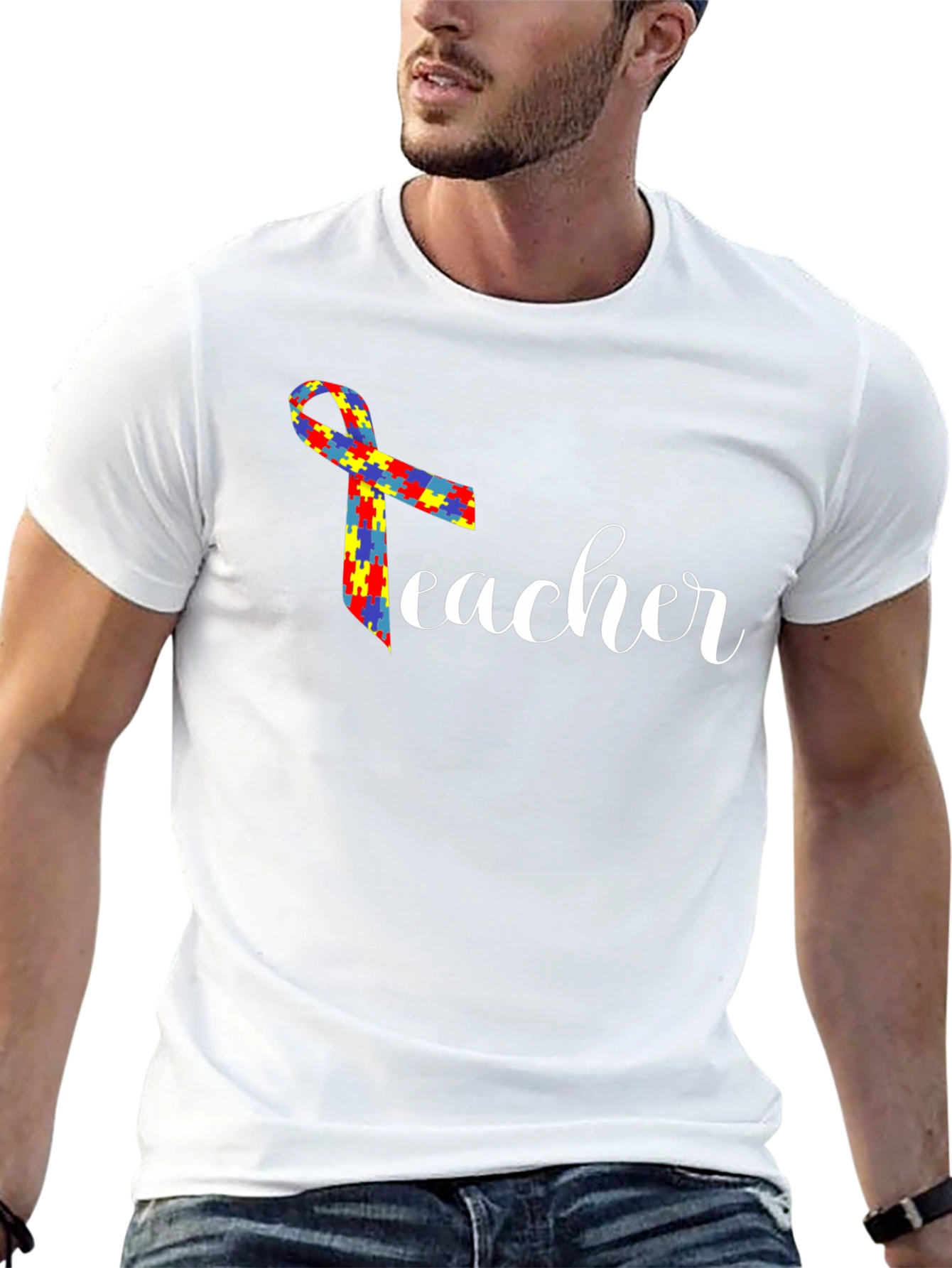 Autism Awareness Teacher T-Shirt