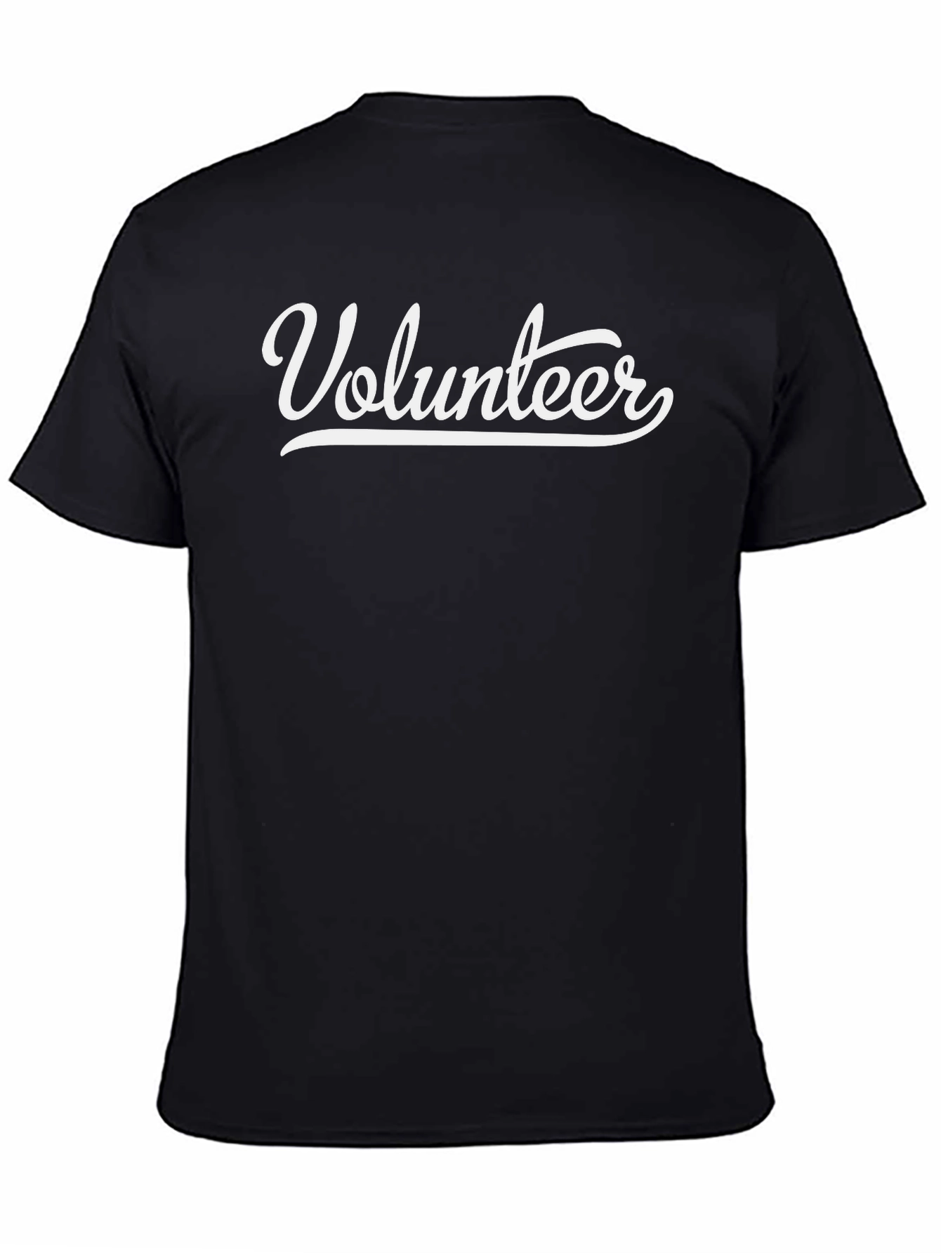 Volunteer Crew Neck T-Shirt - Black